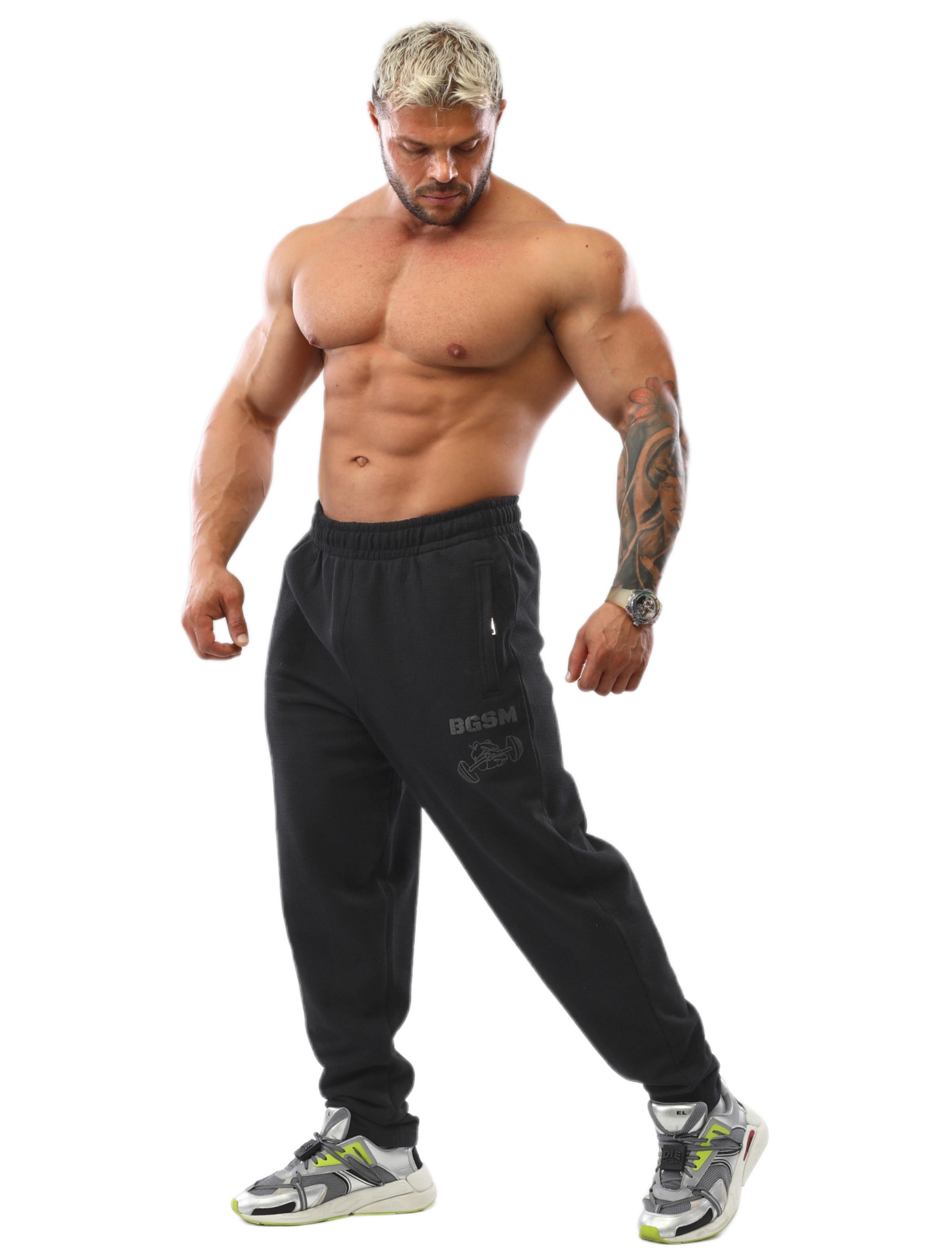 Erkek Eşofman Altı Fermuarlı Cepli Kışlık Body Pantolon BGSM PNT1342