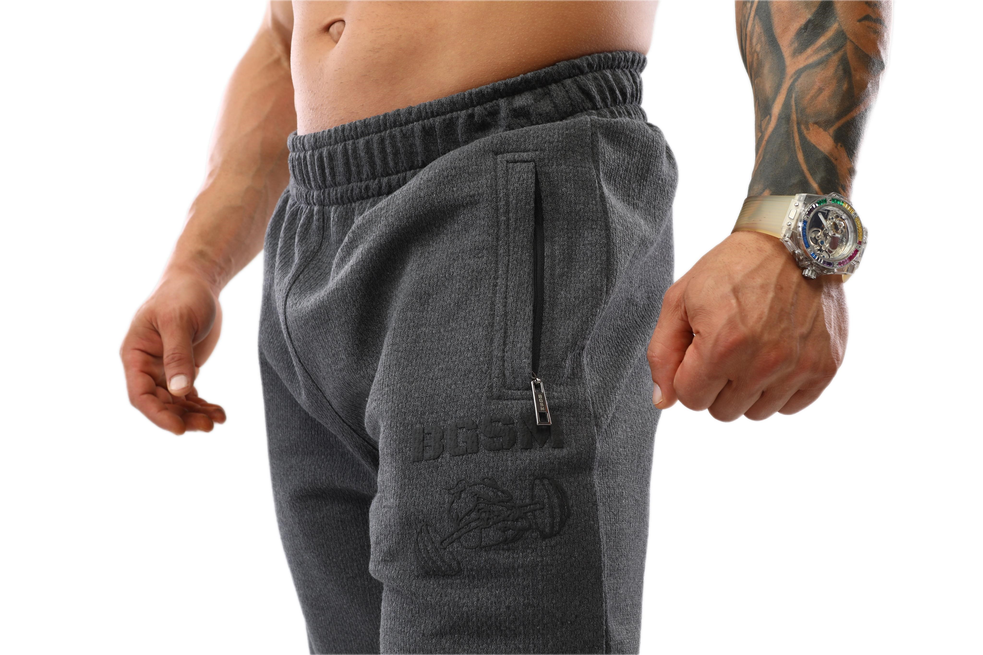 Erkek Eşofman Altı Fermuarlı Cepli Kışlık Body Pantolon BGSM PNT1342