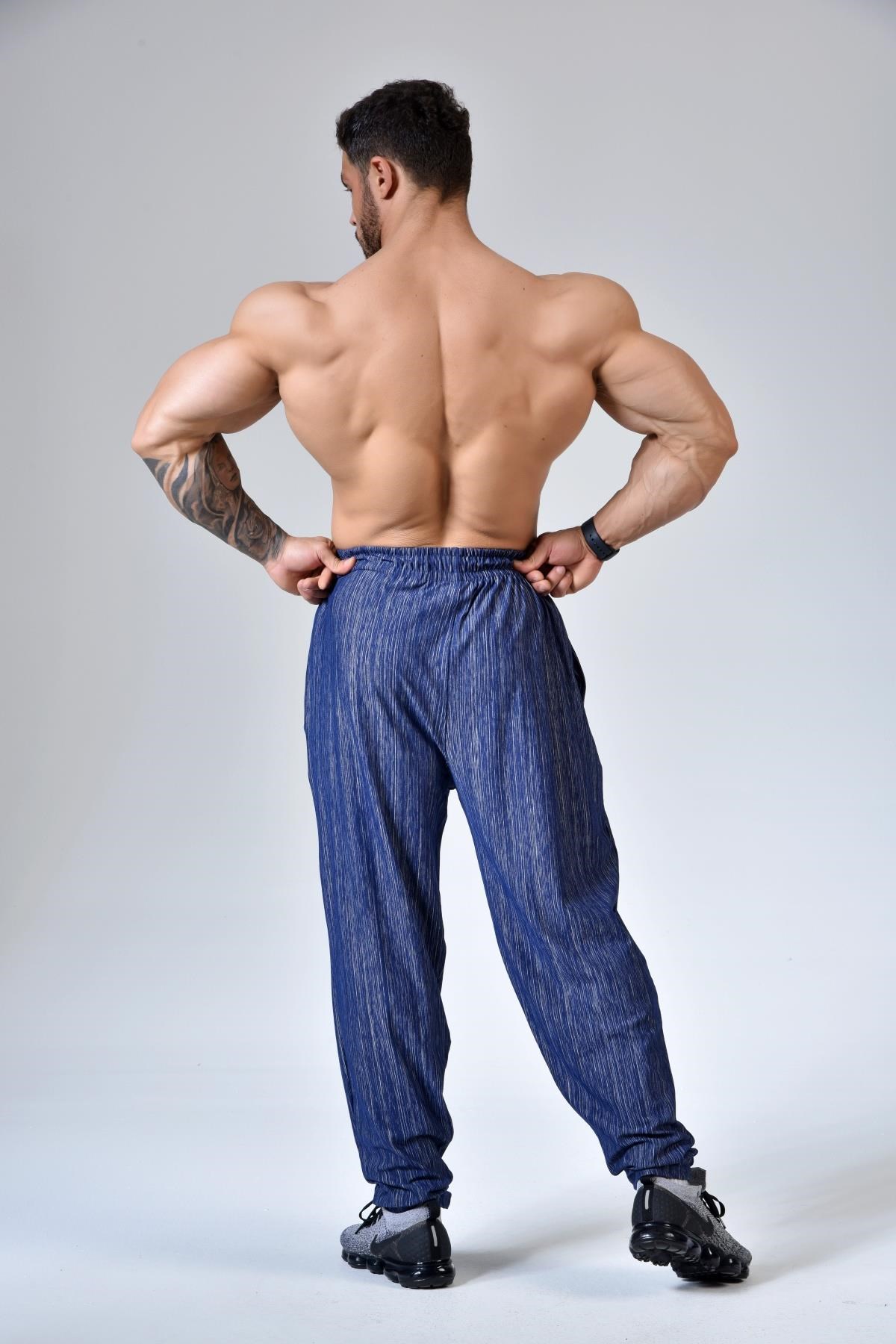 Erkek Eşofman Altı Şalvar Geniş Kesim Yazlık Body Pantolon Big Sam 1186