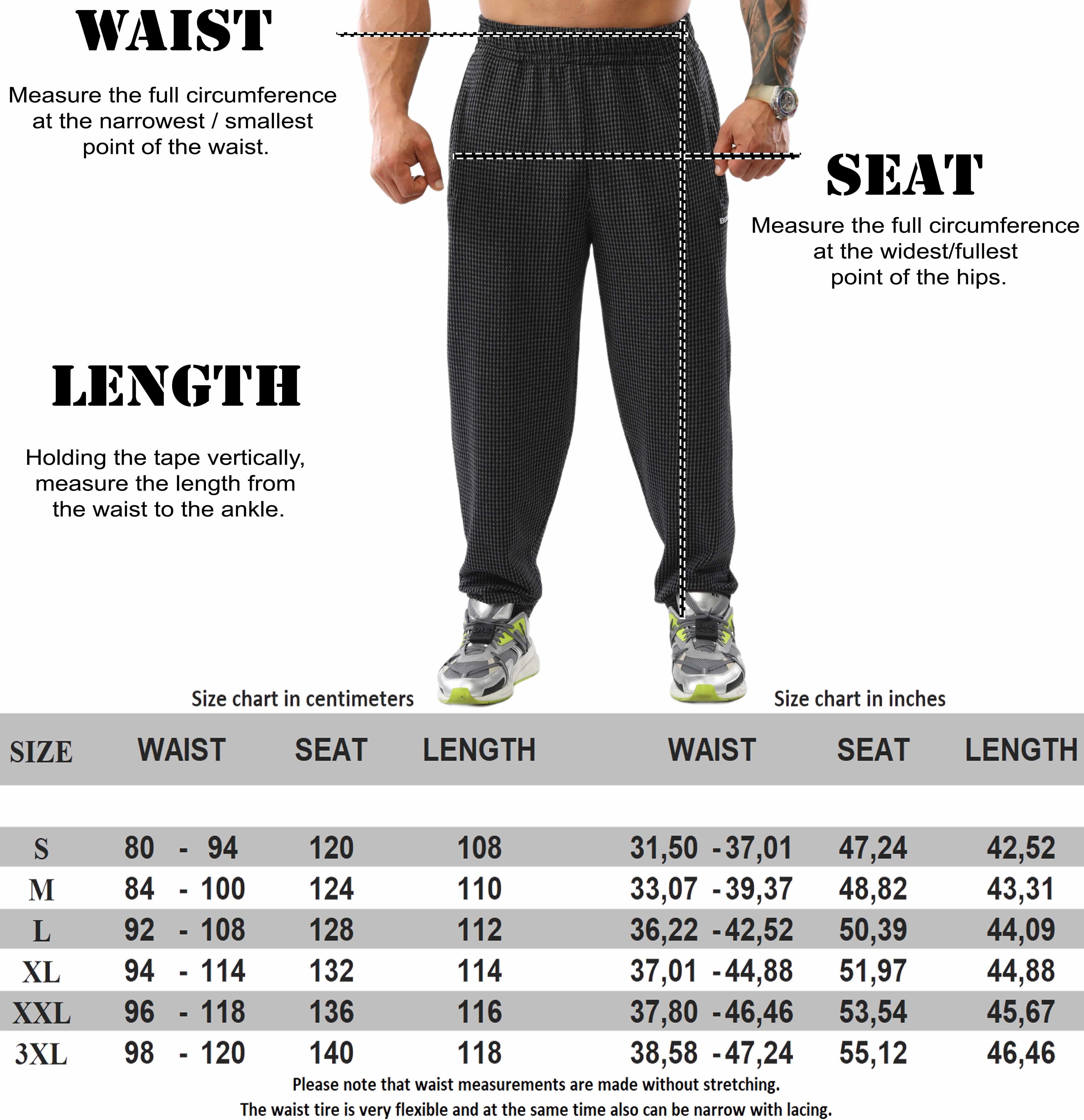 Erkek Eşofman Altı Şavlar Kesim Kışlık Body Pantolon BGSM PNT1352