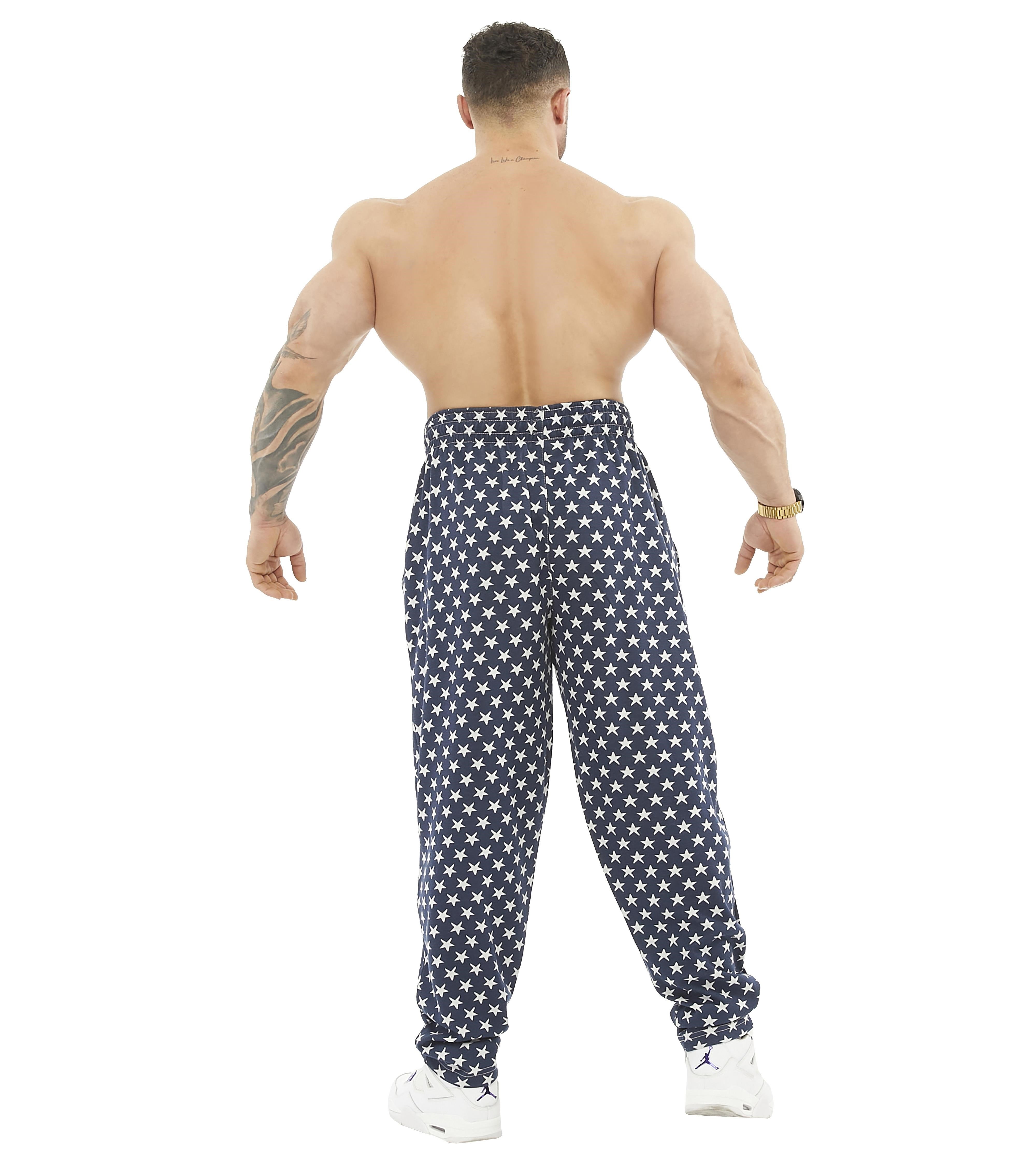 Erkek Eşofman Altı Yıldızlı Şalvar Pantolon BGSM PNT1387