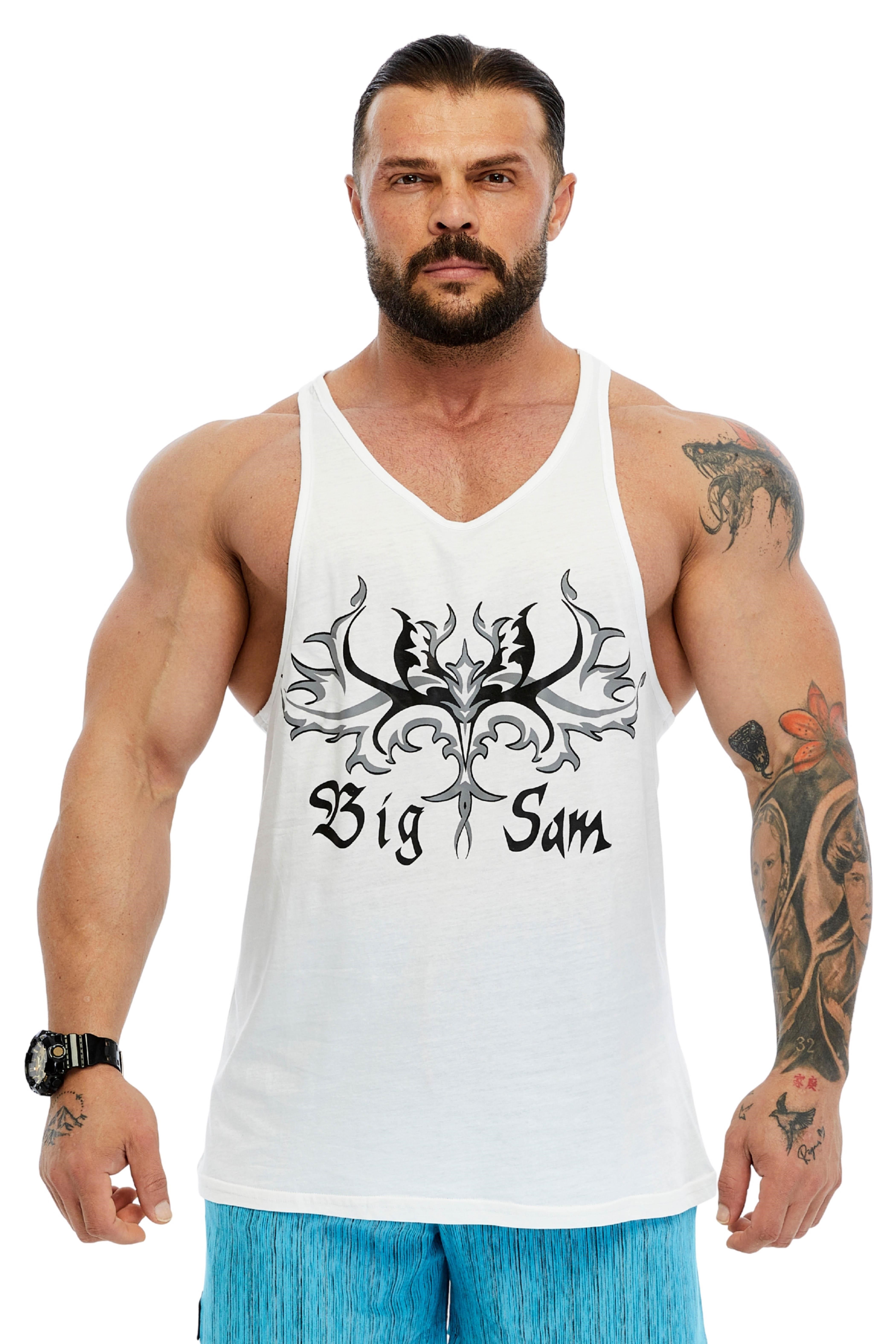 Erkek Fitness Tank Top Spor Atlet Big Sam 2093