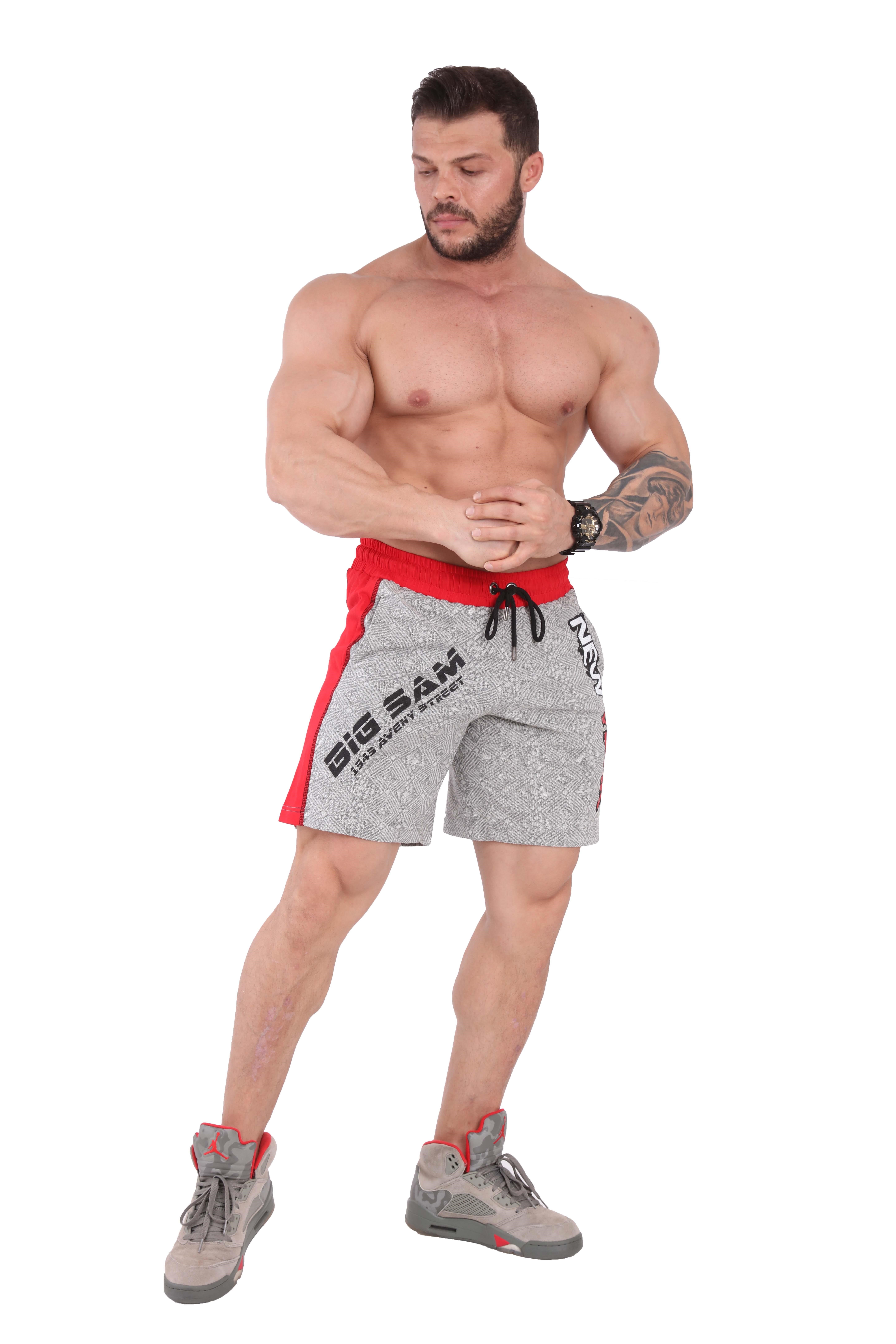 Erkek Gym Naturel Şort Big Sam 1467
