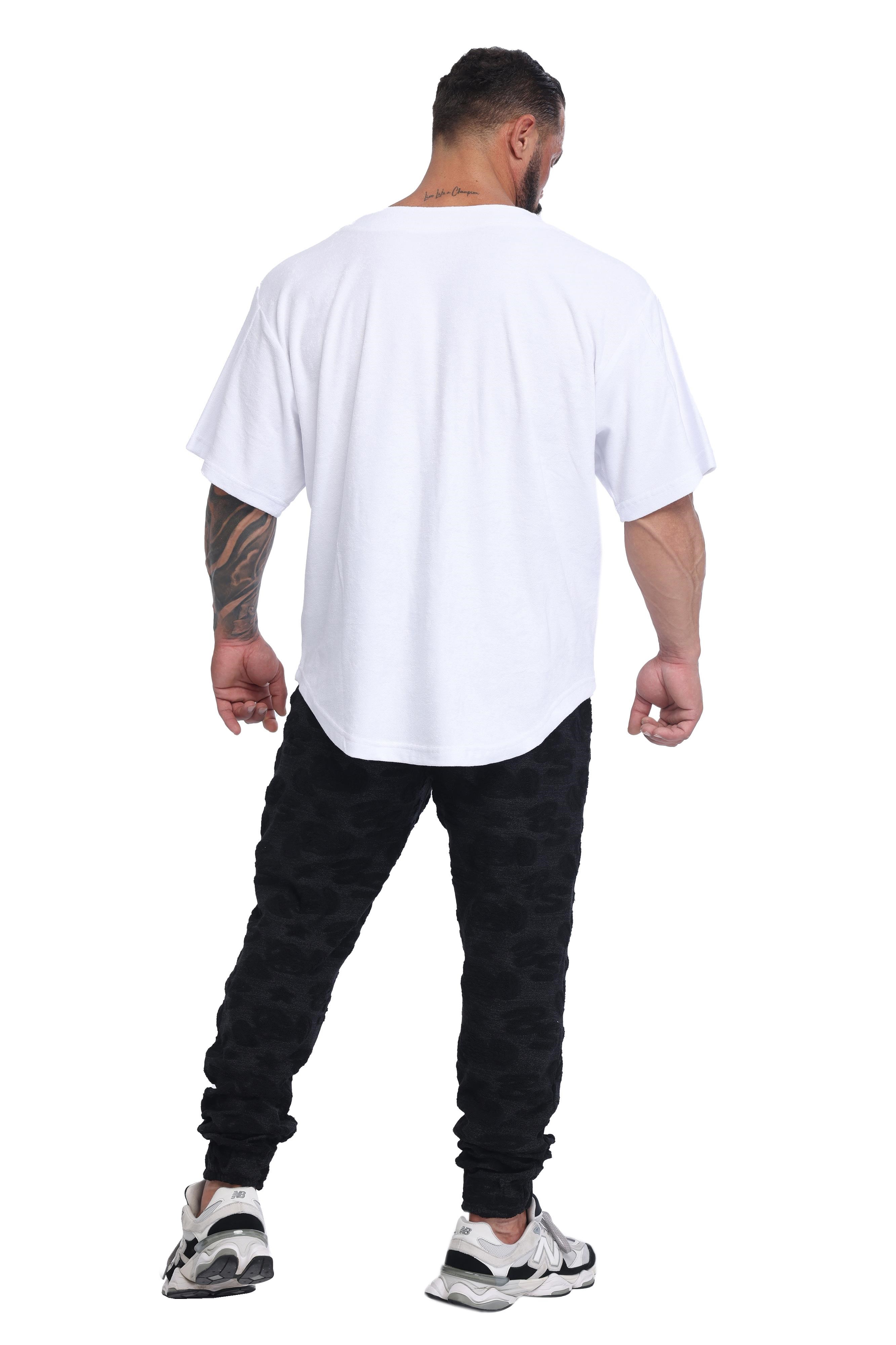 Erkek Havlu Jogger Pantolon Logolu Eşofman Altı BGSM PNT1345
