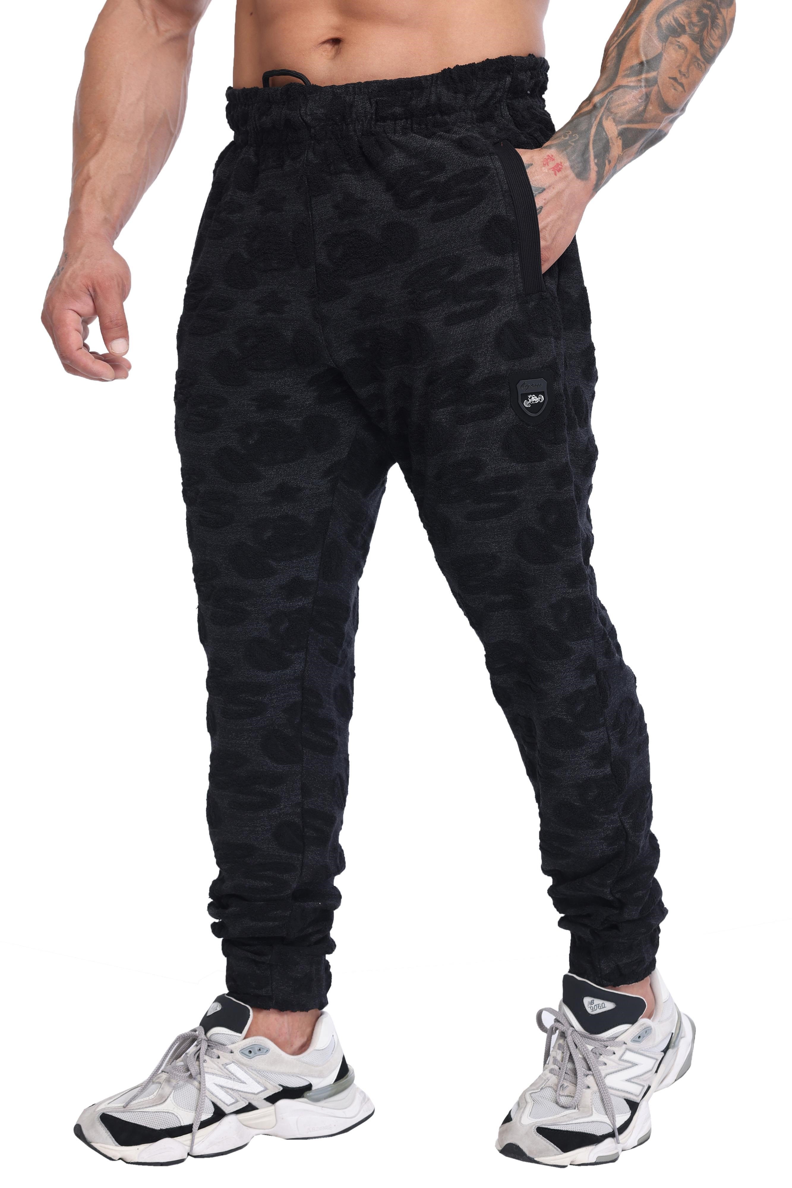 Erkek Havlu Jogger Pantolon Logolu Eşofman Altı BGSM PNT1345