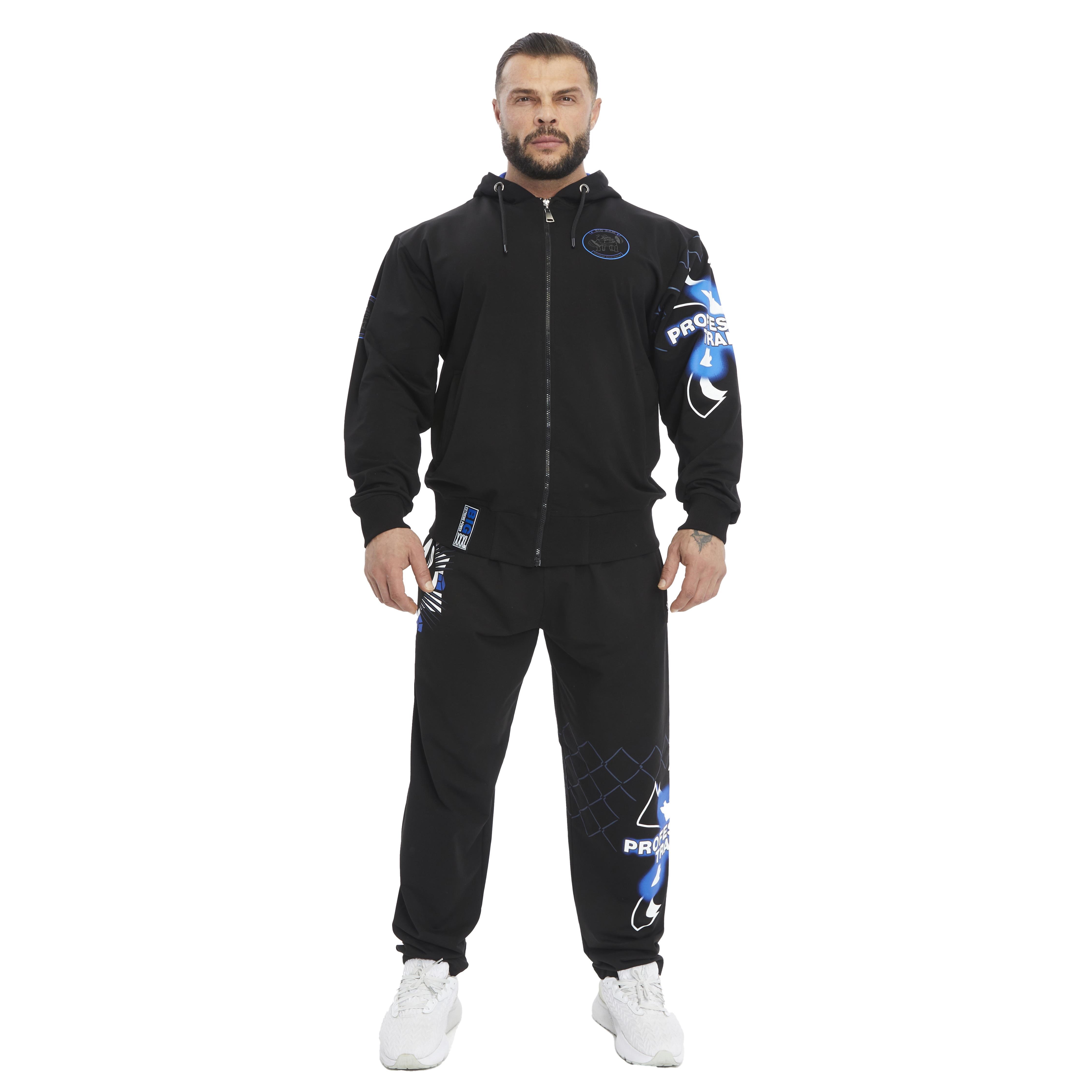 Erkek Kapşonlu Gym Oversize Spor Ceket Big Sam 3620