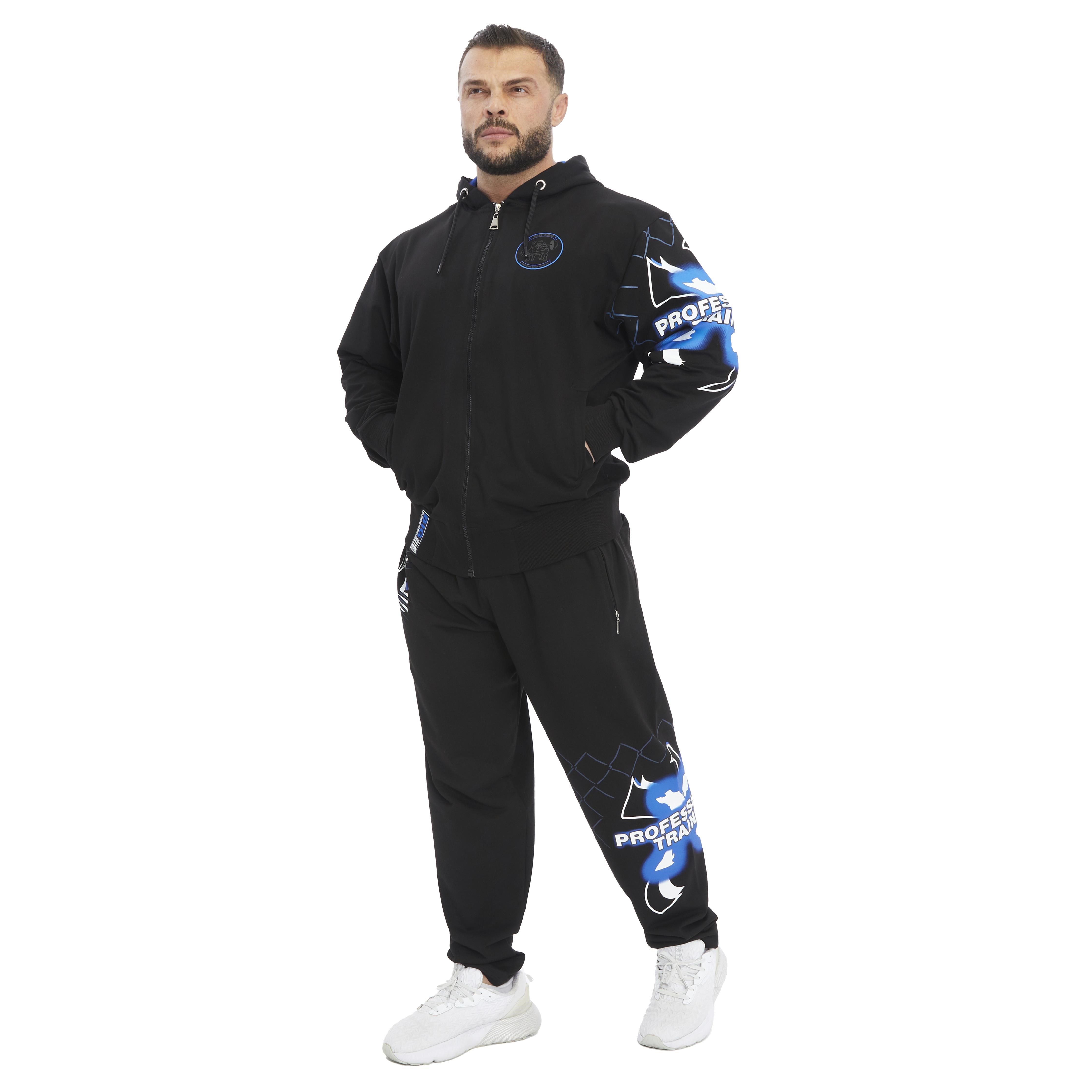 Erkek Kapşonlu Gym Oversize Spor Ceket Big Sam 3620