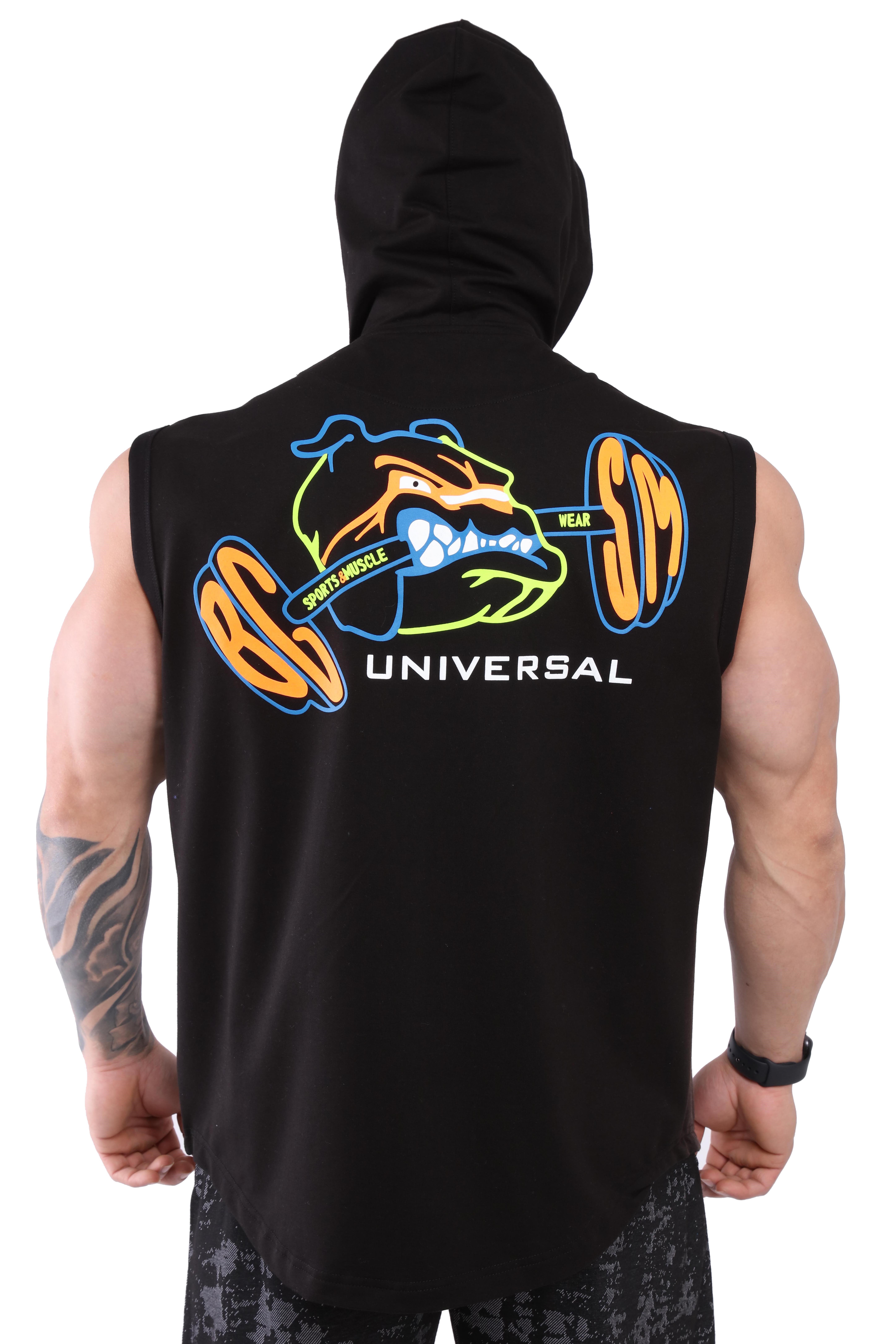 Erkek Kapşonlu Oversize Spor Yelek BGSM 3624
