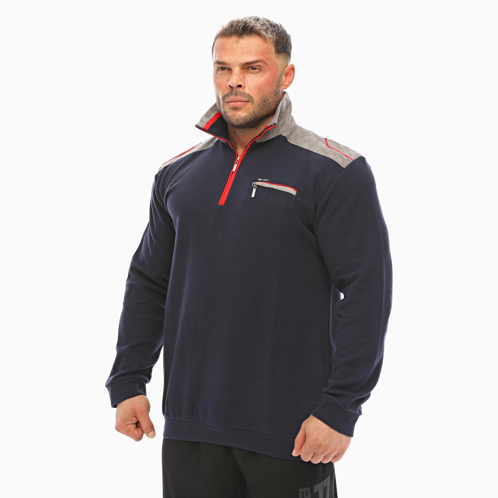 Erkek Kışlık Causal Lacivert Sweatshirt Big Sam 4663