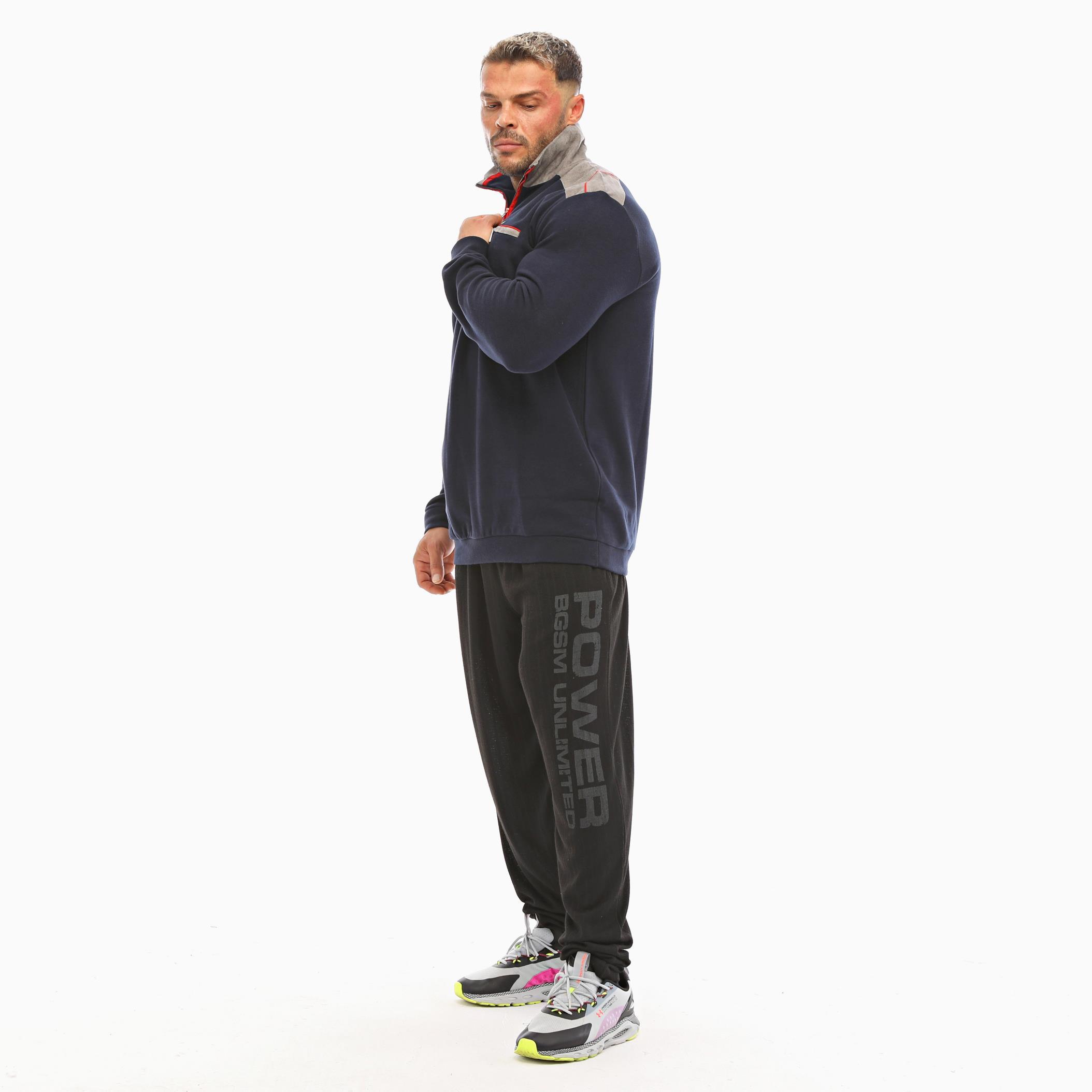 Erkek Kışlık Causal Lacivert Sweatshirt Big Sam 4663