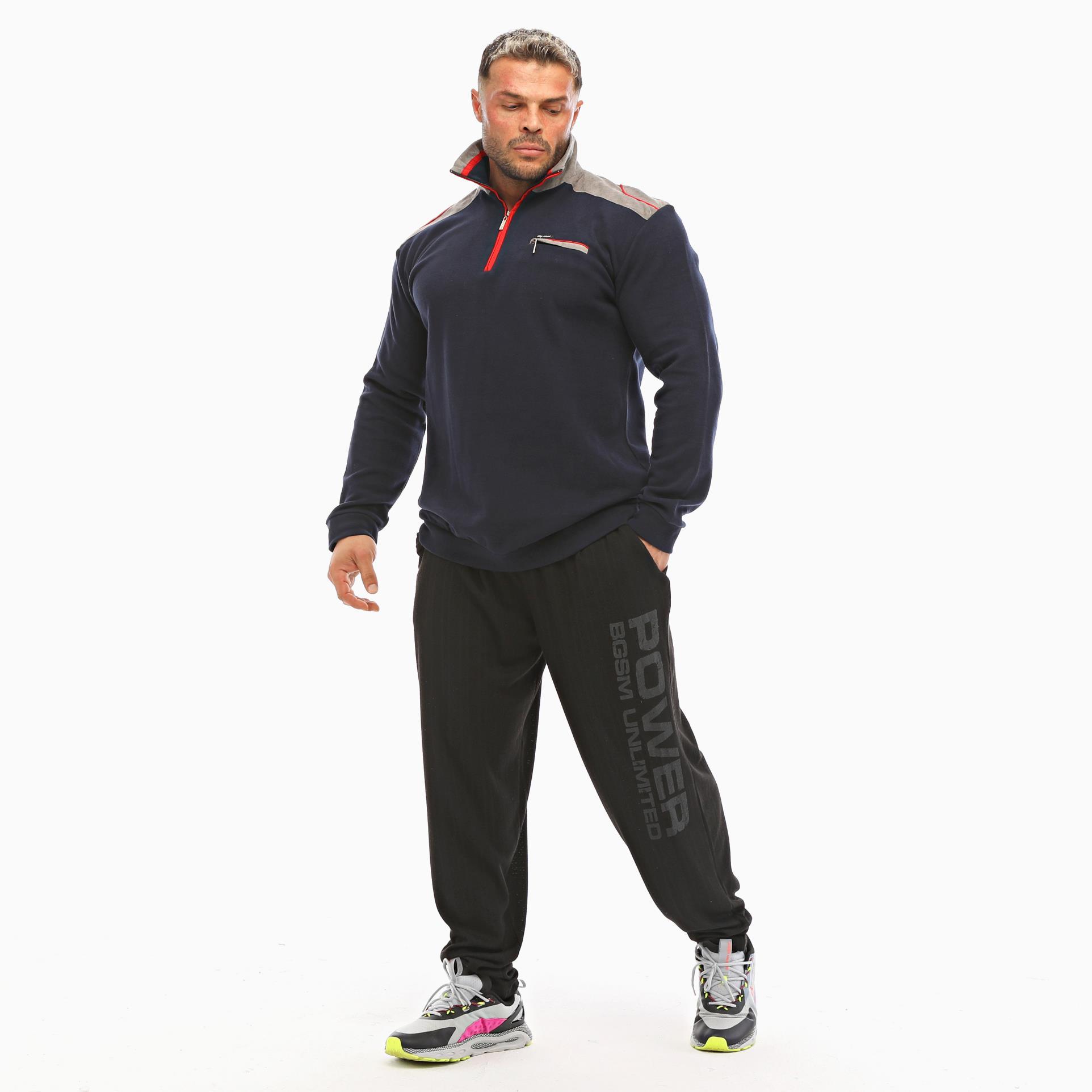 Erkek Kışlık Causal Lacivert Sweatshirt Big Sam 4663