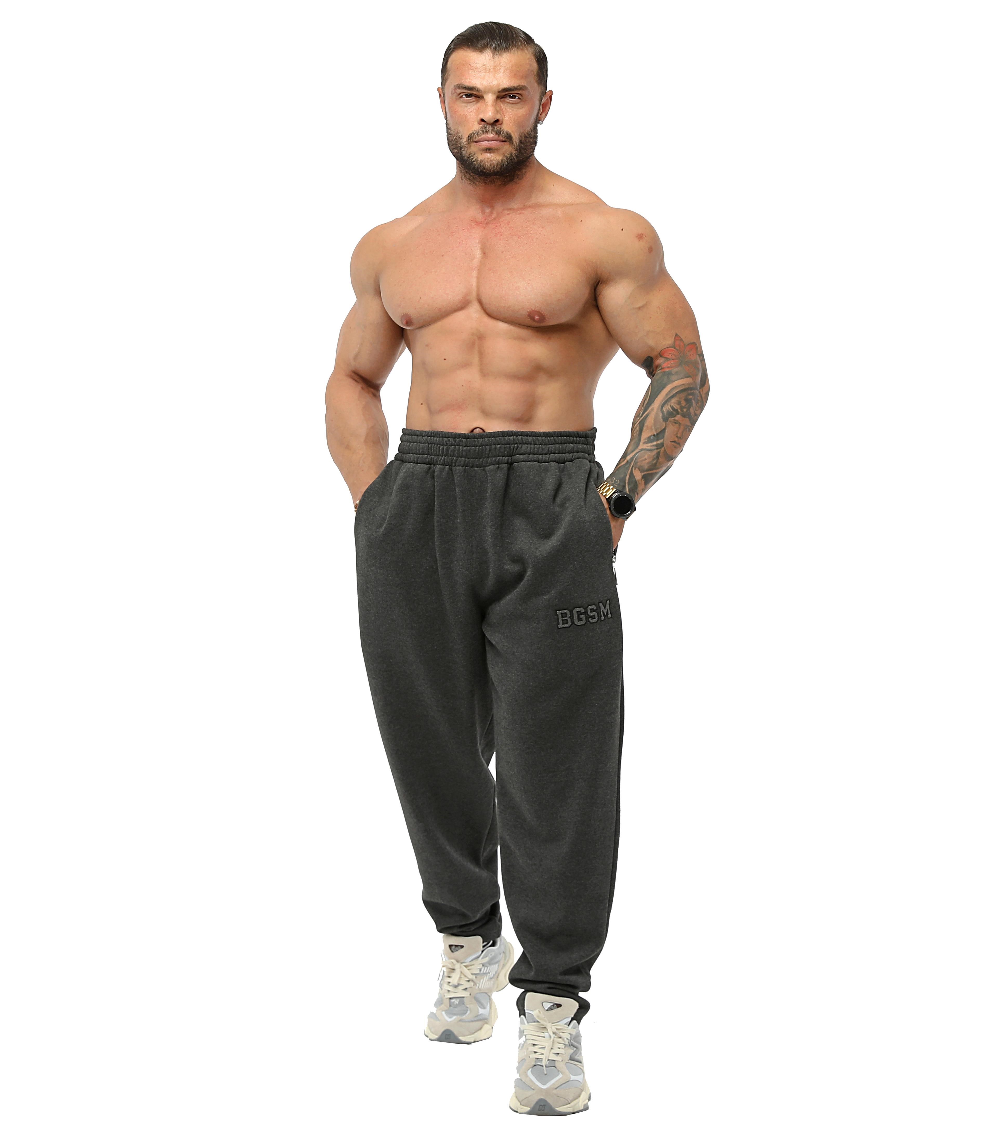 Erkek Kışlık Eşofman Altı Fermuar Detaylı Spor Pantolon BGSM PNT1384