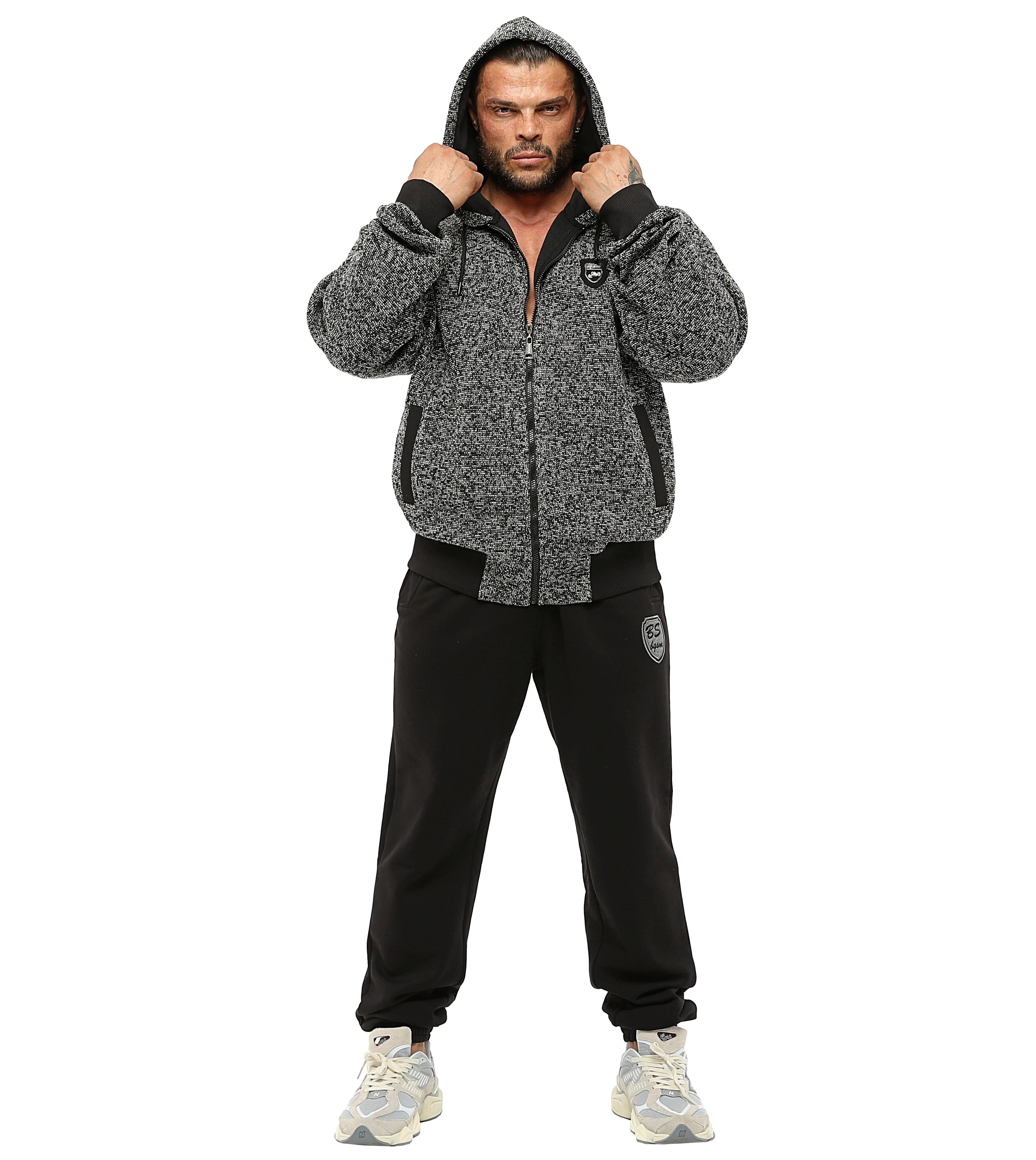Erkek Kışlık Eşofman Altı Paçası Lastikli Spor Pantolon BGSM PNT1368
