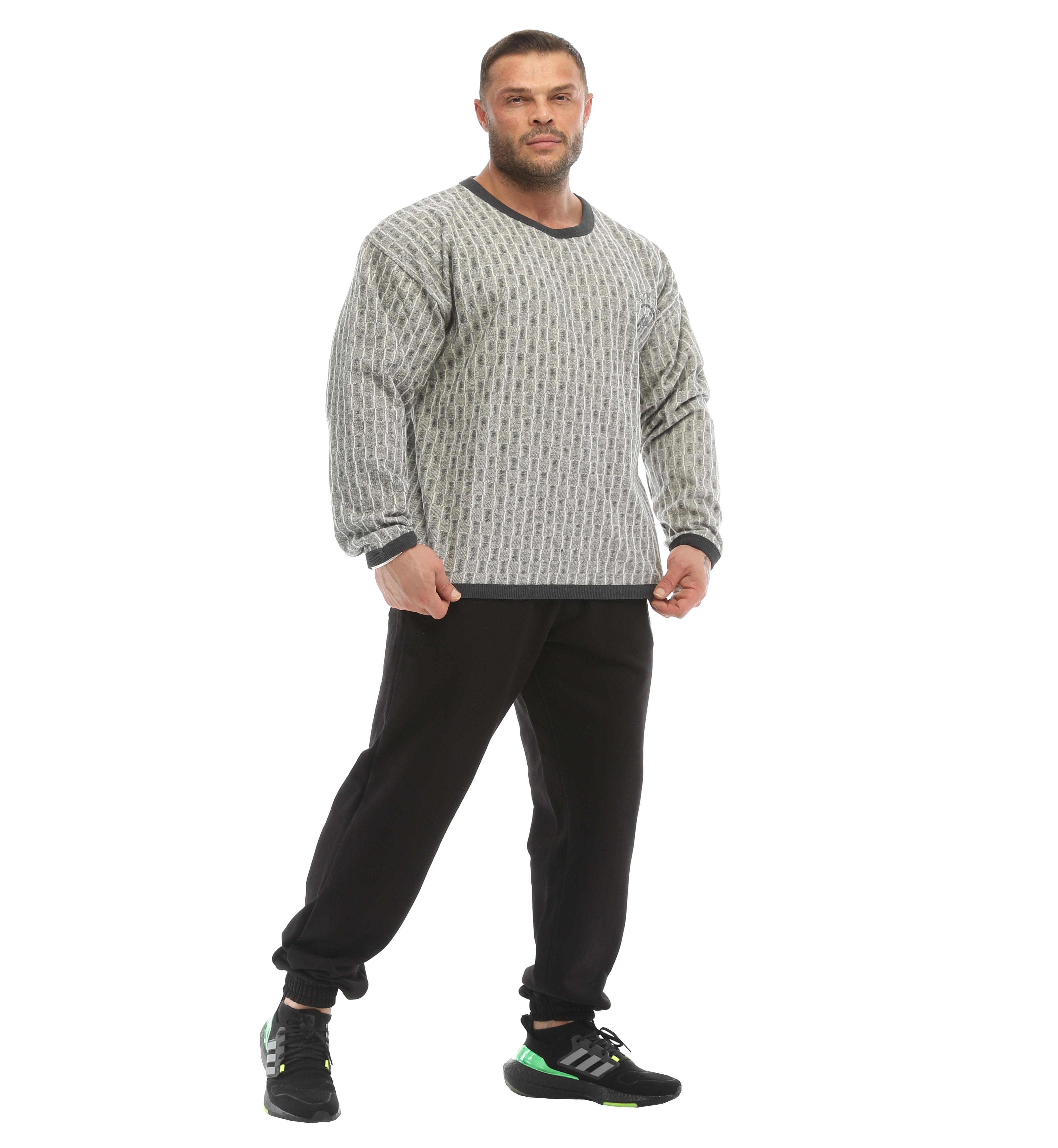Erkek Kışlık Eşofman Altı Paçası Lastikli Spor Pantolon BGSM PNT1368