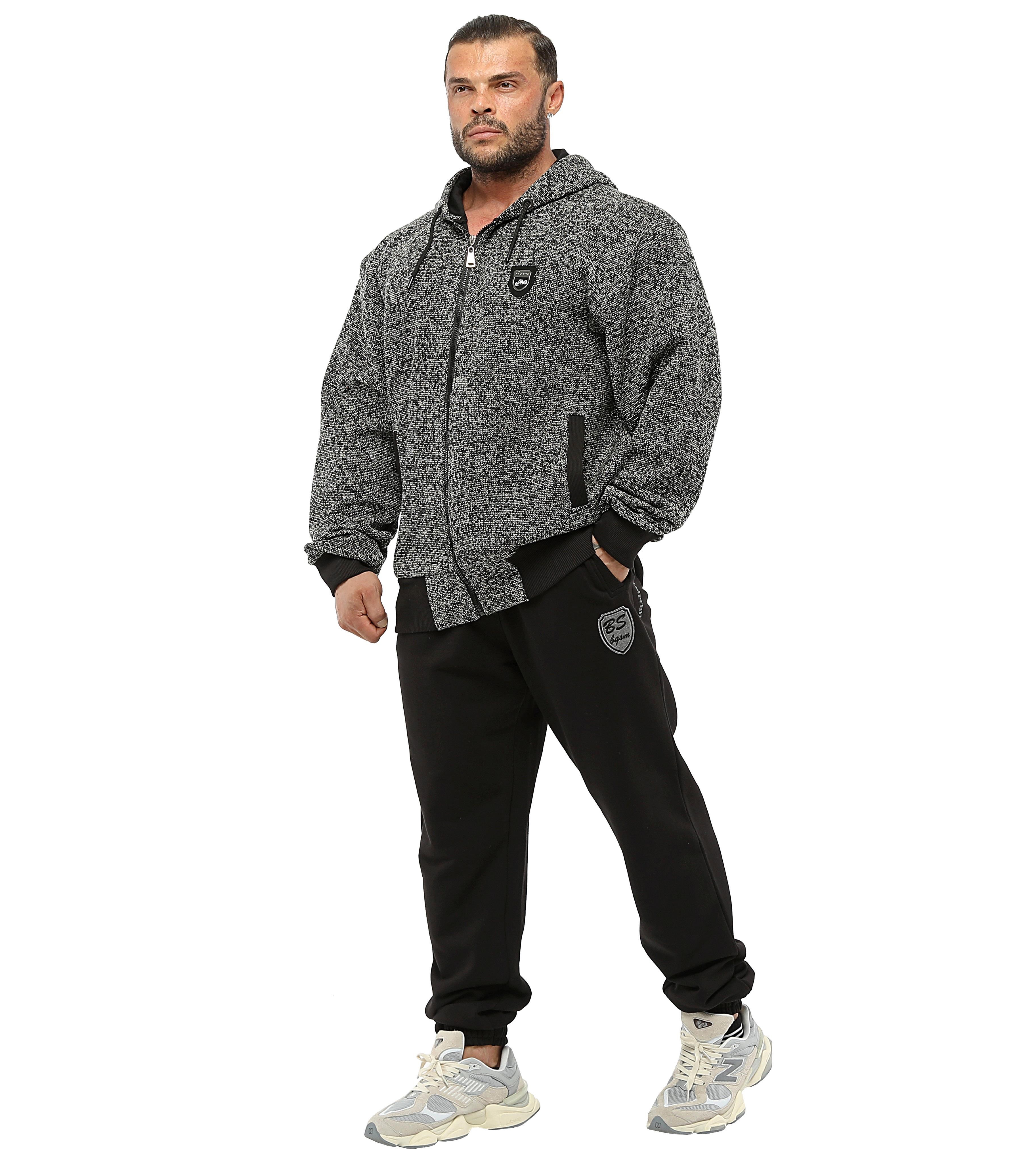 Erkek Kışlık Eşofman Altı Paçası Lastikli Spor Pantolon BGSM PNT1368