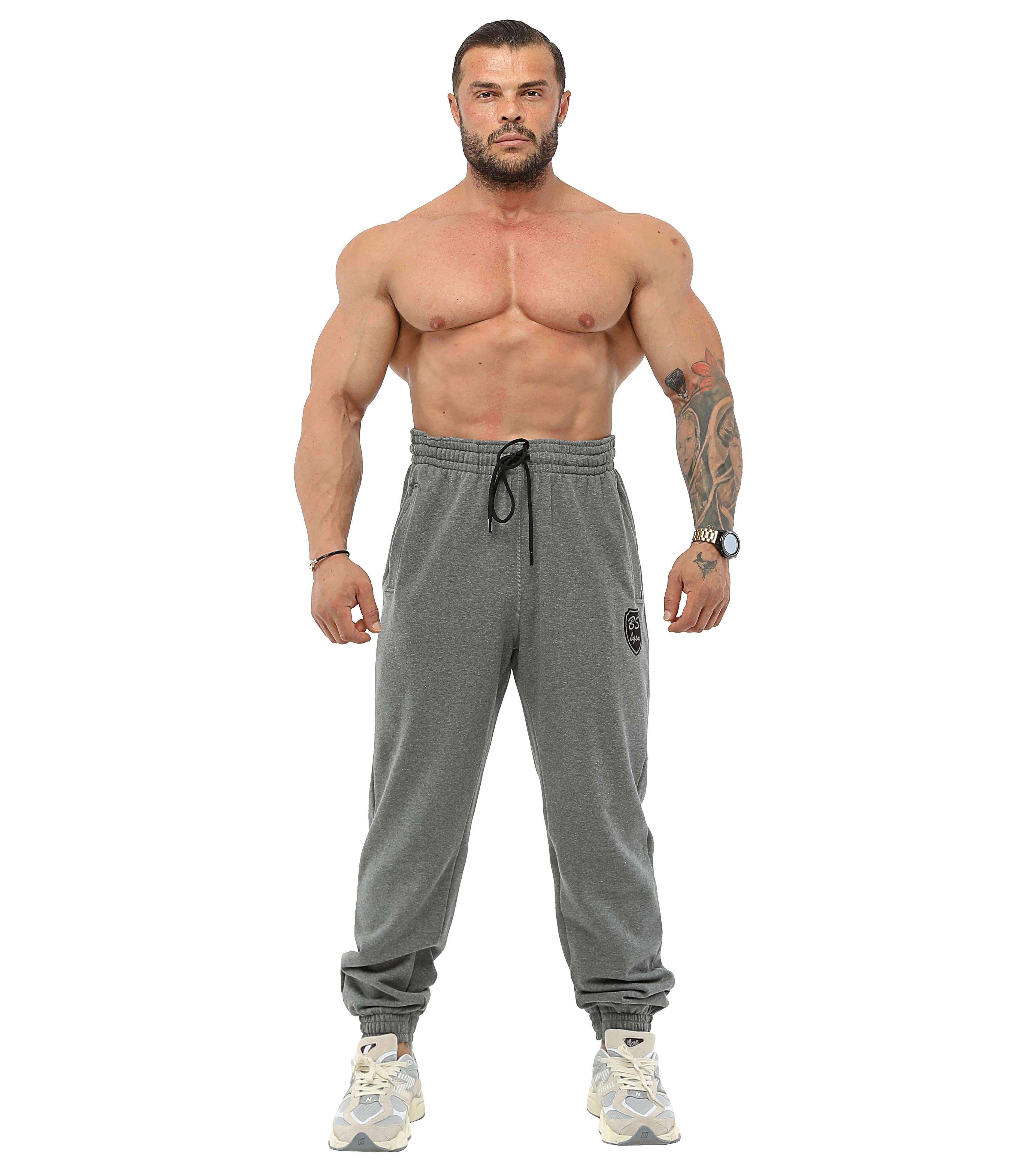 Erkek Kışlık Eşofman Altı Paçası Lastikli Spor Pantolon BGSM PNT1368