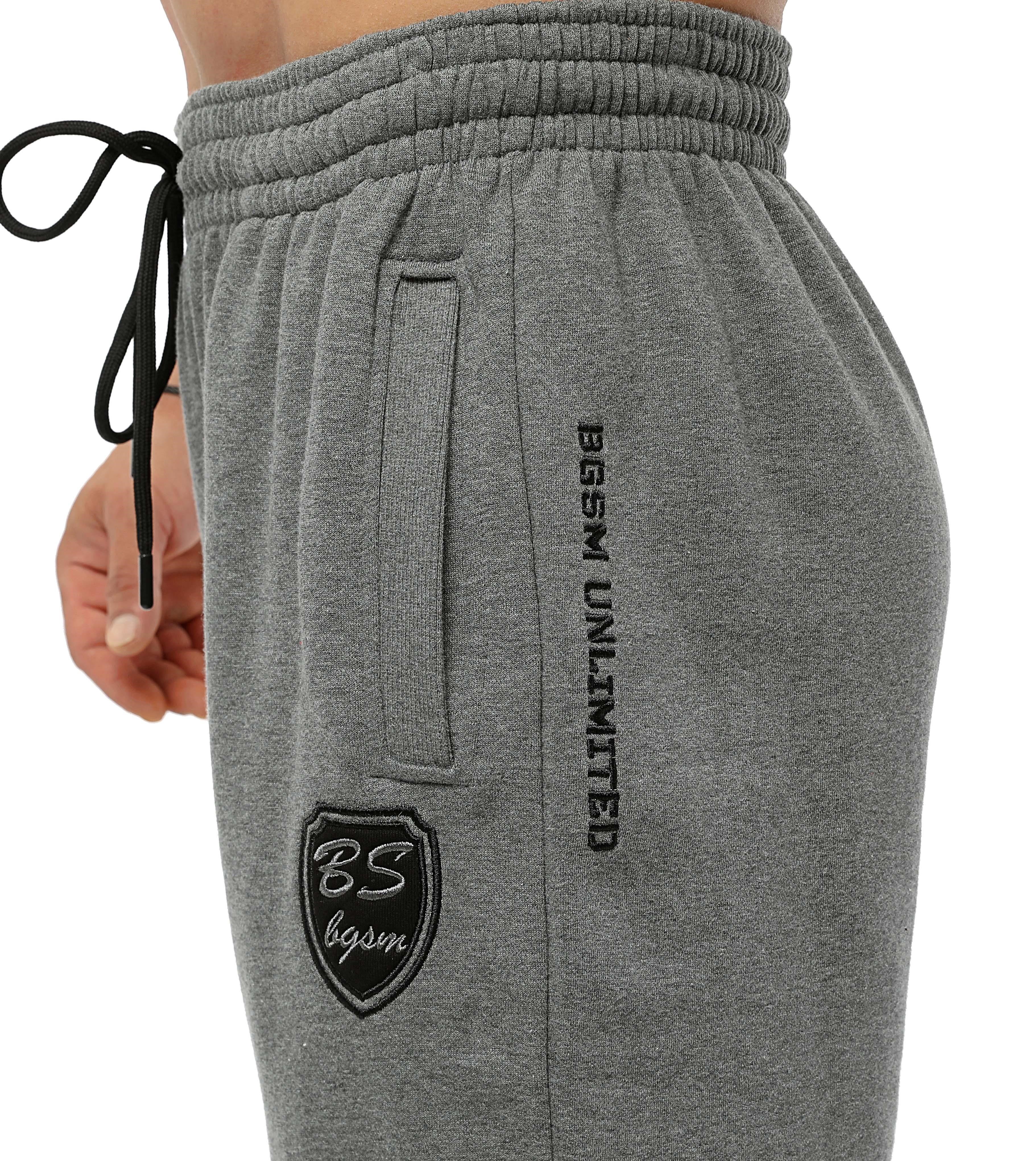 Erkek Kışlık Eşofman Altı Paçası Lastikli Spor Pantolon BGSM PNT1368