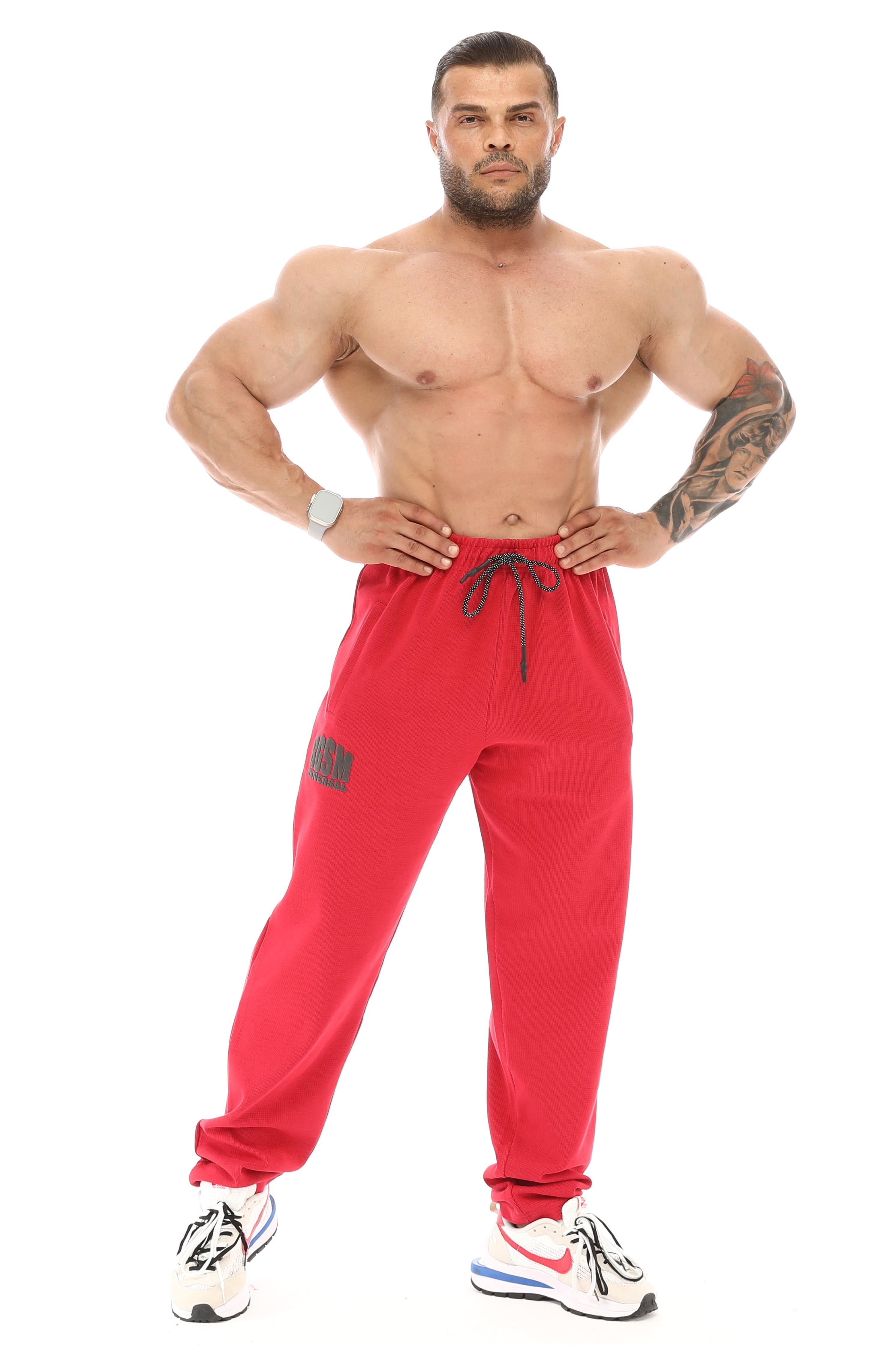 Erkek Loose Fit Baggy Eşofman Altı, Fermuarlı Cepli Spor Pantolon BGSM 1192