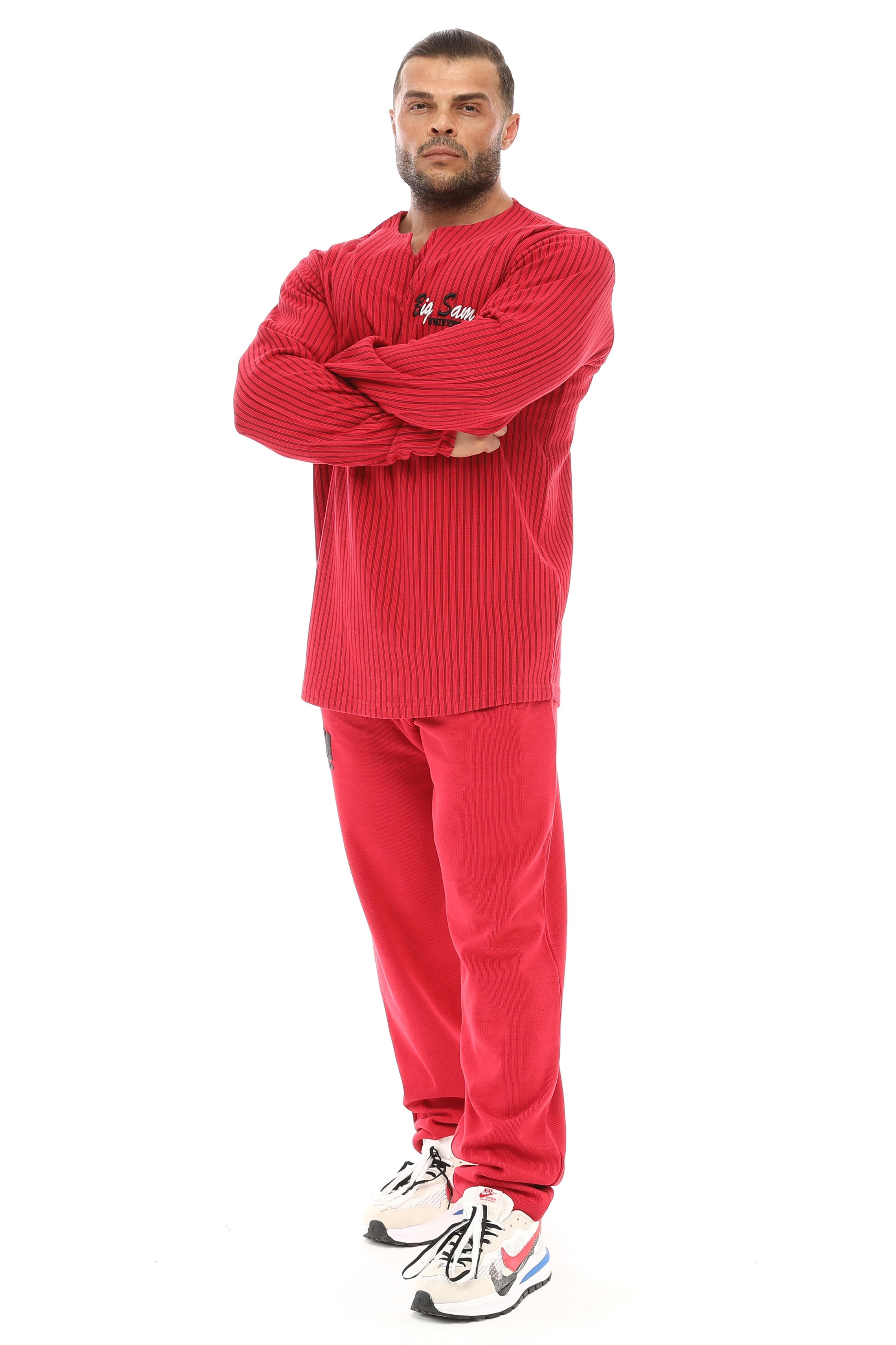 Erkek Loose Fit Baggy Eşofman Altı, Fermuarlı Cepli Spor Pantolon BGSM 1192
