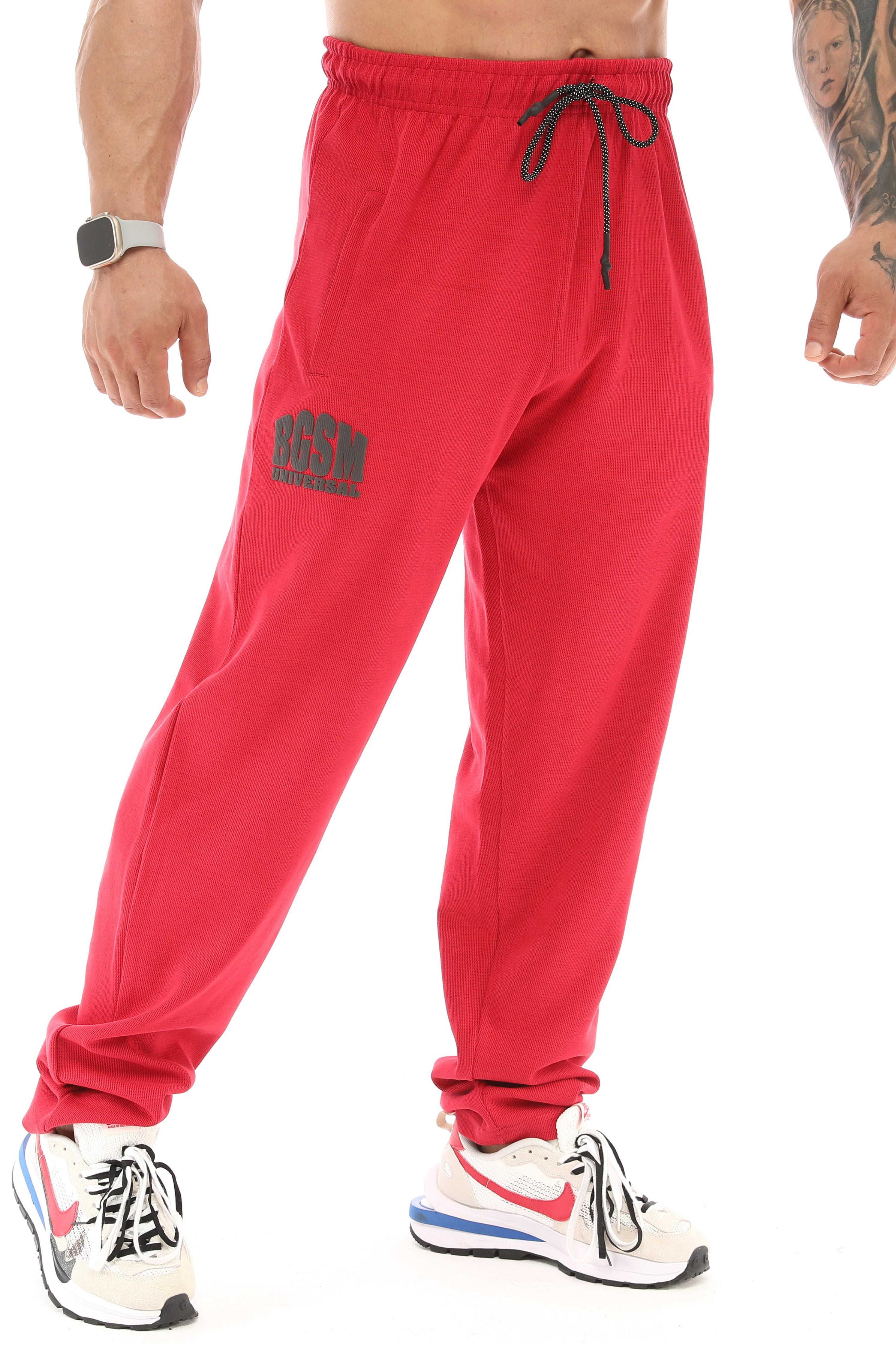 Erkek Loose Fit Baggy Eşofman Altı, Fermuarlı Cepli Spor Pantolon BGSM 1192