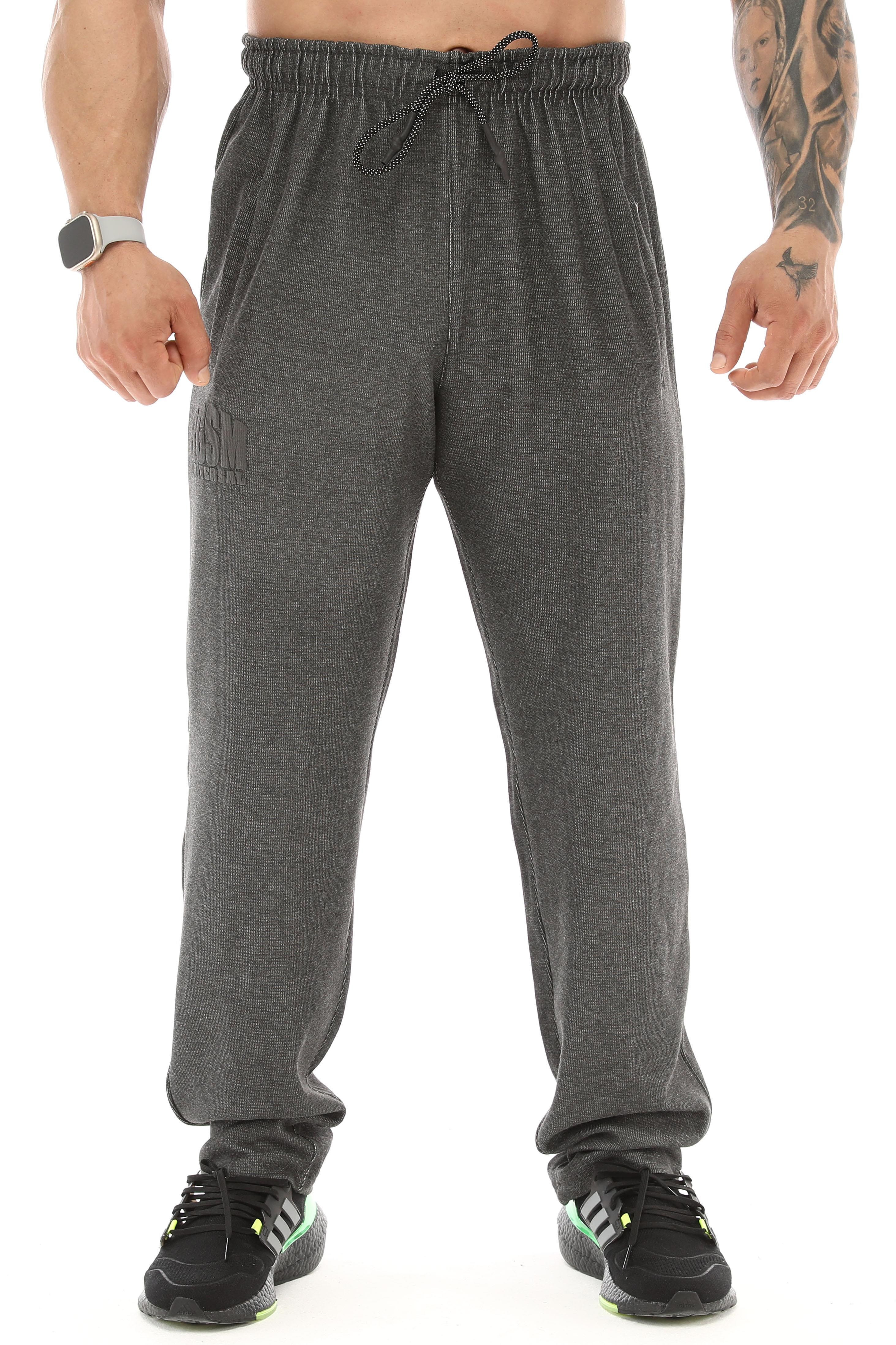 Erkek Loose Fit Baggy Eşofman Altı, Fermuarlı Cepli Spor Pantolon BGSM 1190