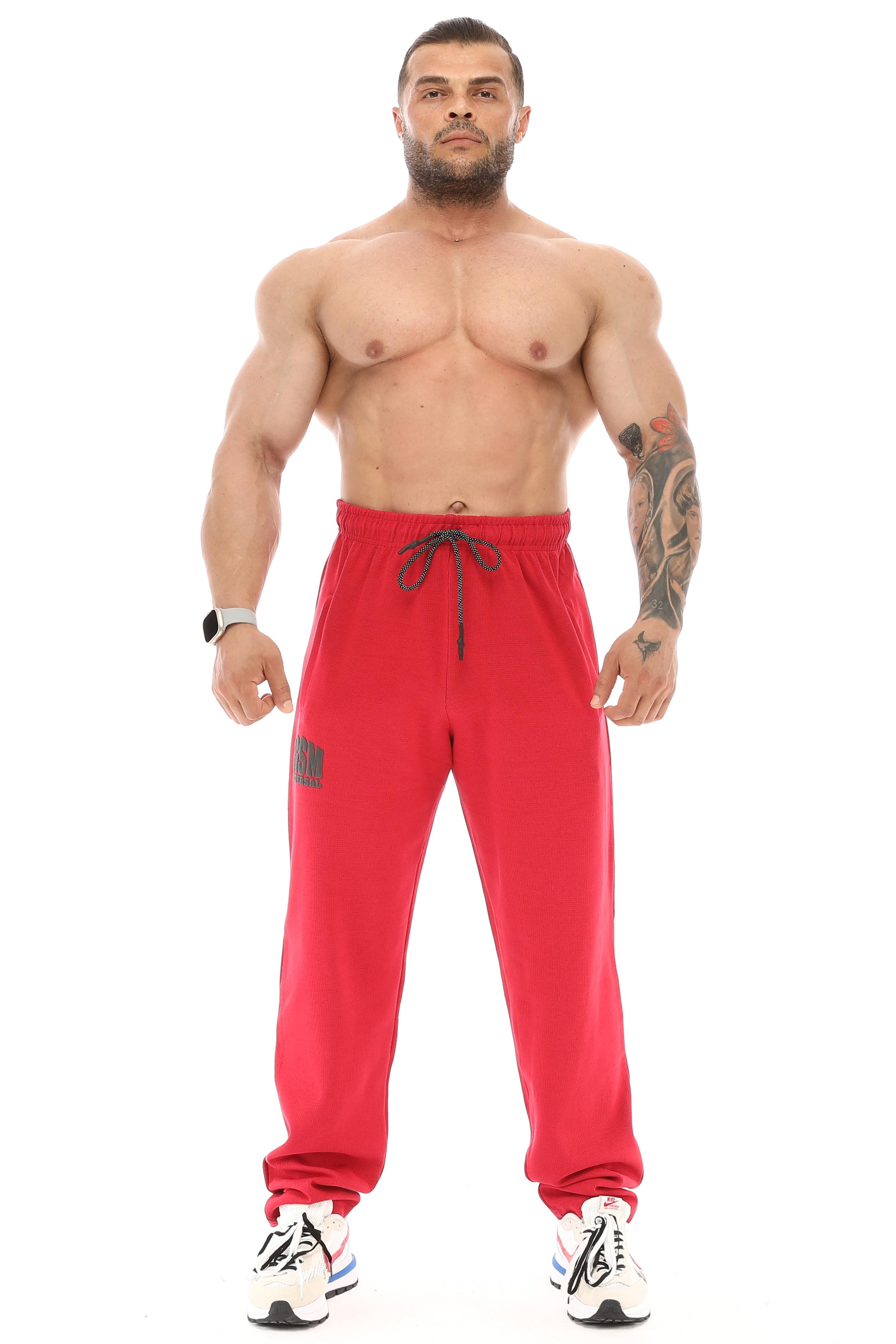 Erkek Loose Fit Baggy Eşofman Altı, Fermuarlı Cepli Spor Pantolon BGSM 1192