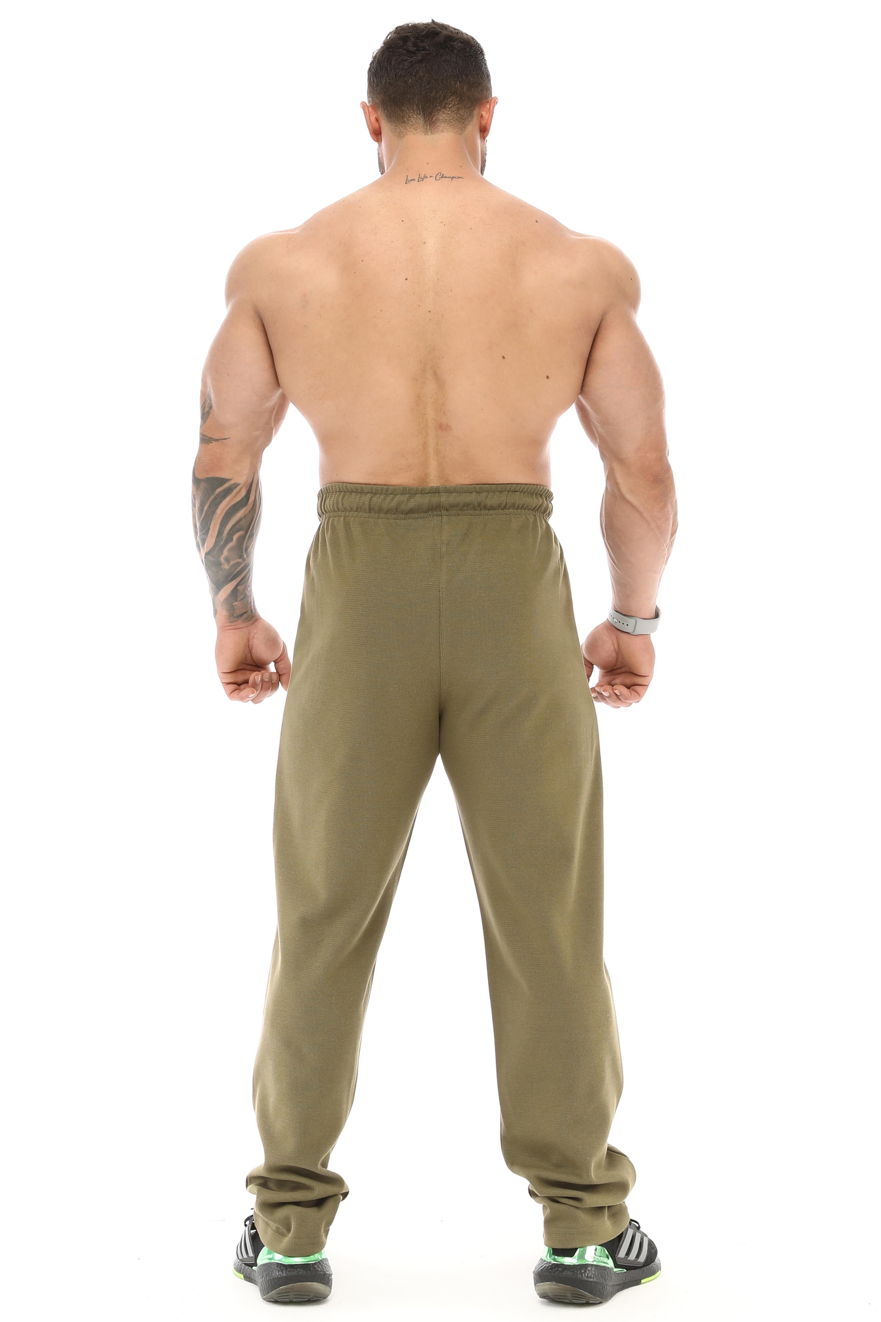 Erkek Loose Fit Baggy Eşofman Altı, Fermuarlı Cepli Spor Pantolon BGSM 1191