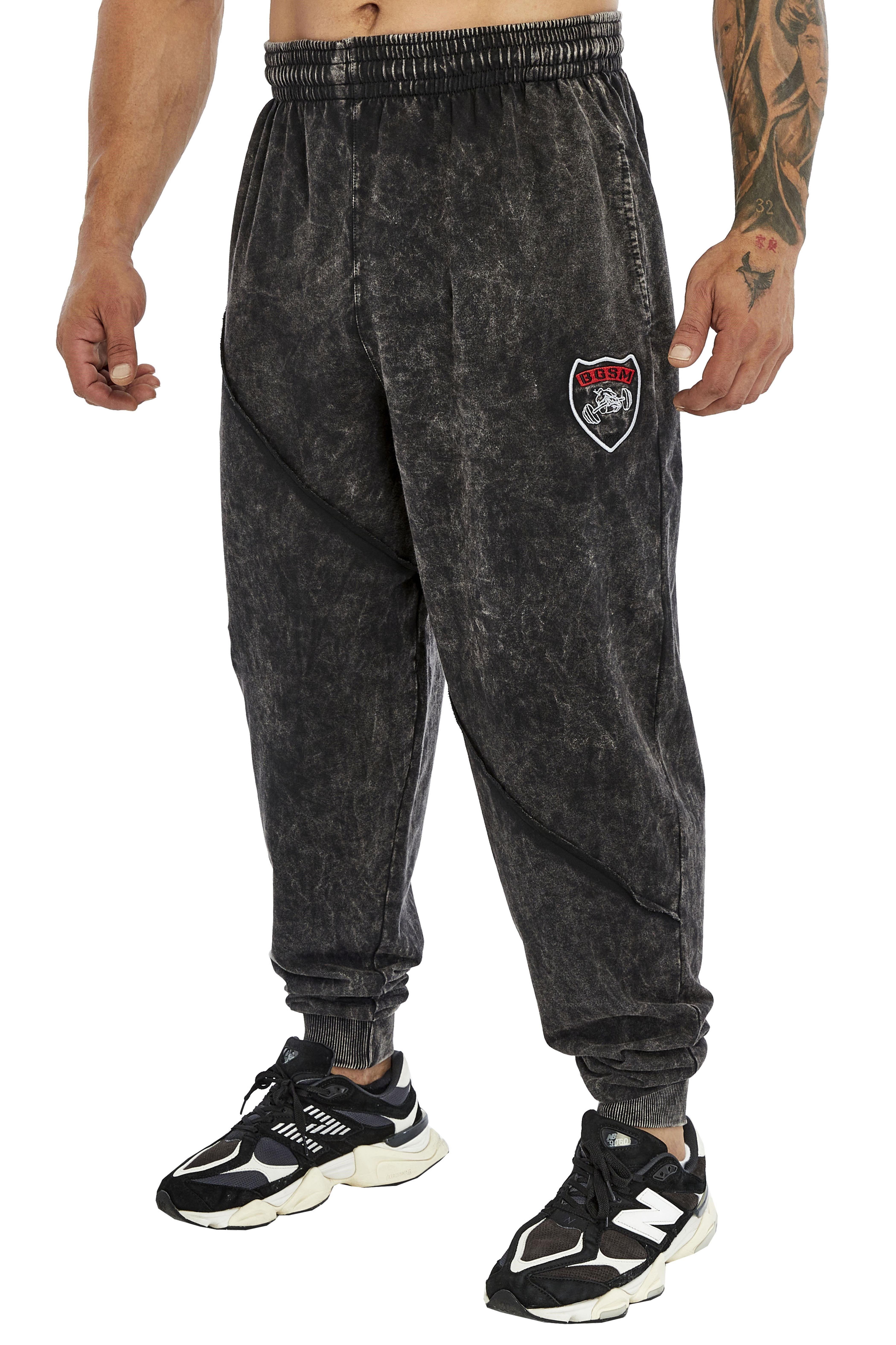 Erkek Loose Fit Eskitme Eşofman Altı BGSM PNT1417
