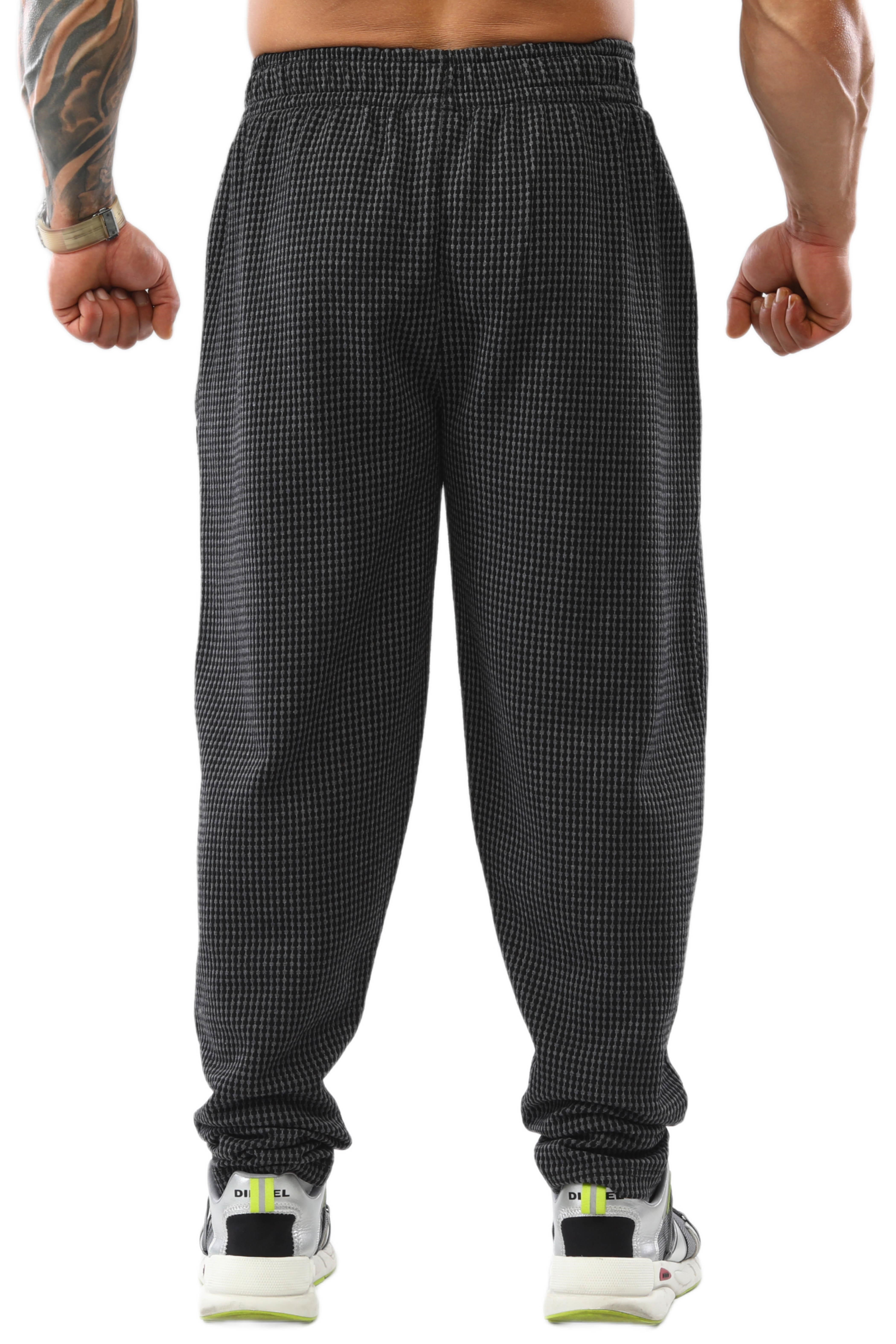 Erkek Loose Fit Eşofman Altı, Fermuarlı Cepli Kışlık Spor Pantolon BGSM PNT1352