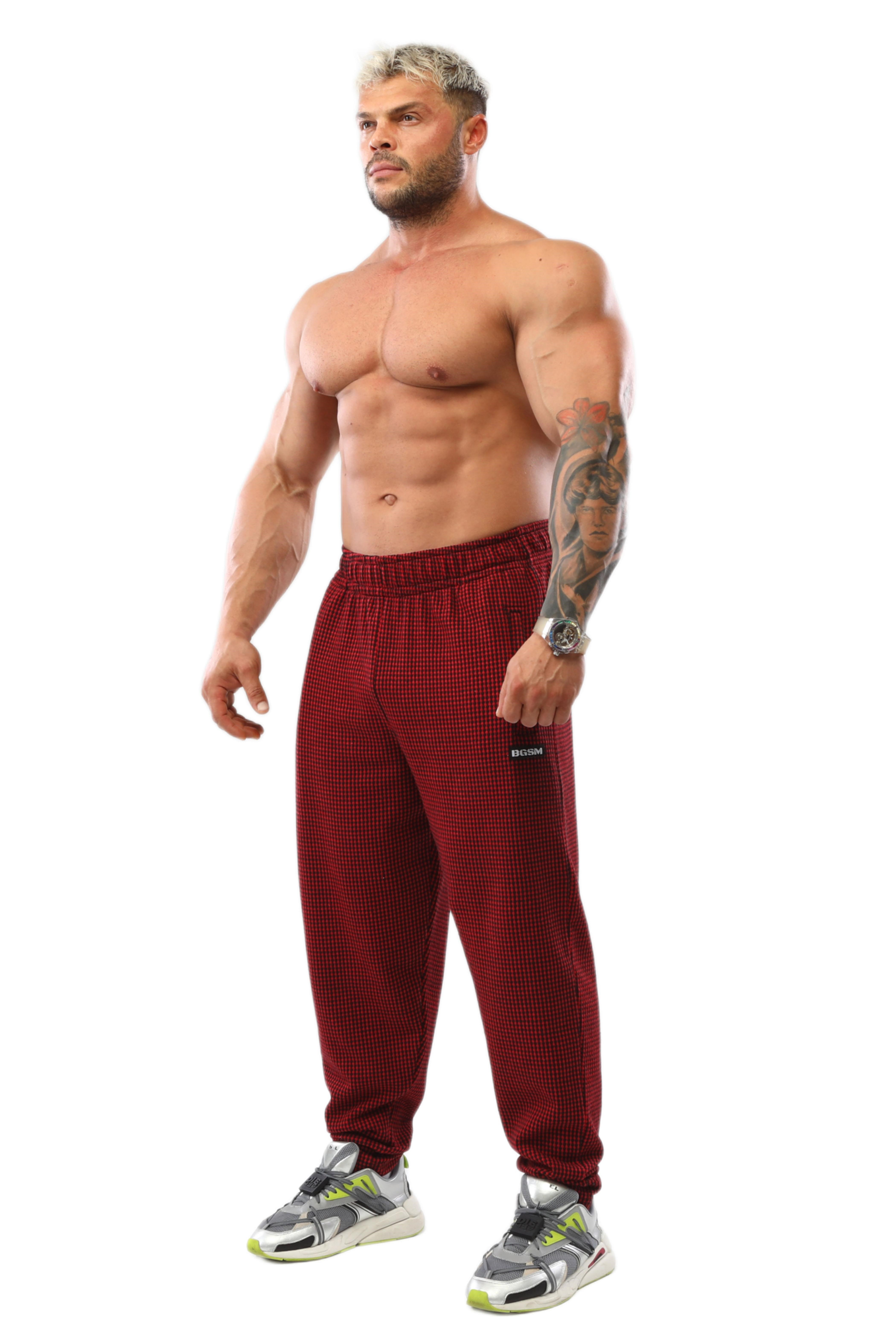 Erkek Loose Fit Eşofman Altı, Fermuarlı Cepli Kışlık Spor Pantolon BGSM PNT1352