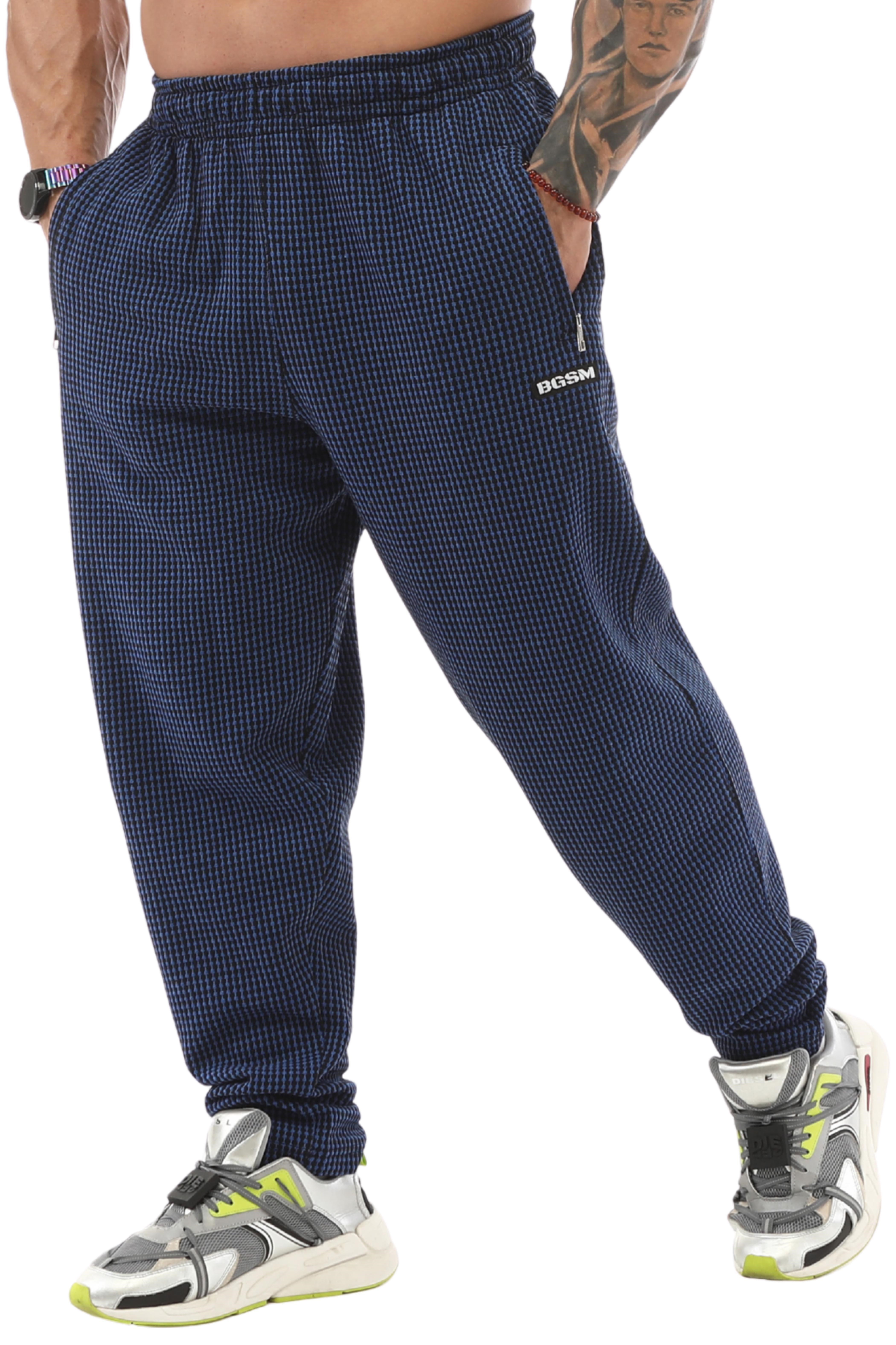 Erkek Loose Fit Eşofman Altı, Fermuarlı Cepli Kışlık Spor Pantolon BGSM PNT1352