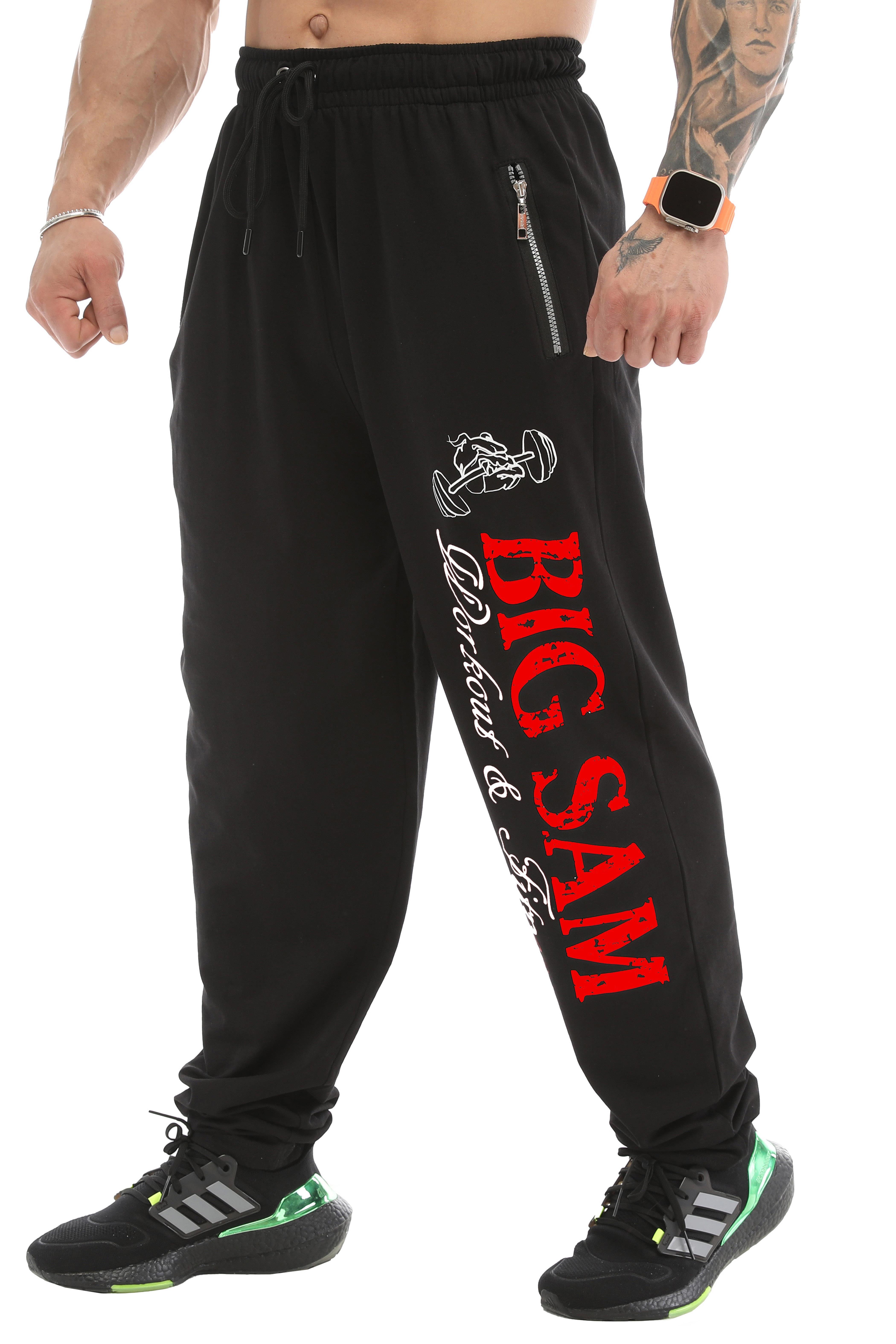 Erkek Loose Fit Eşofman Altı Gym Egzersiz Pantolonu Big Sam 1095