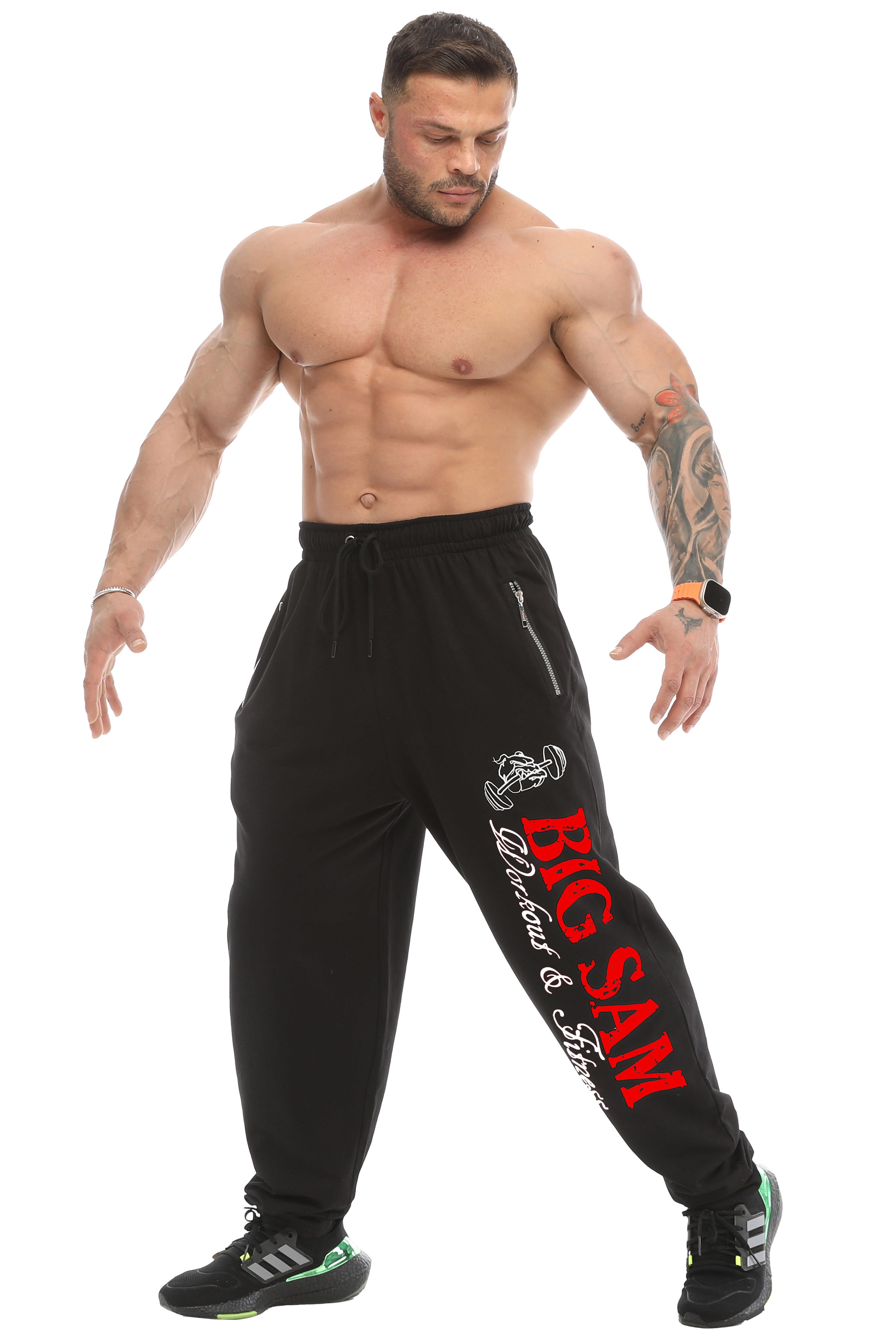 Erkek Loose Fit Eşofman Altı Gym Egzersiz Pantolonu Big Sam 1095