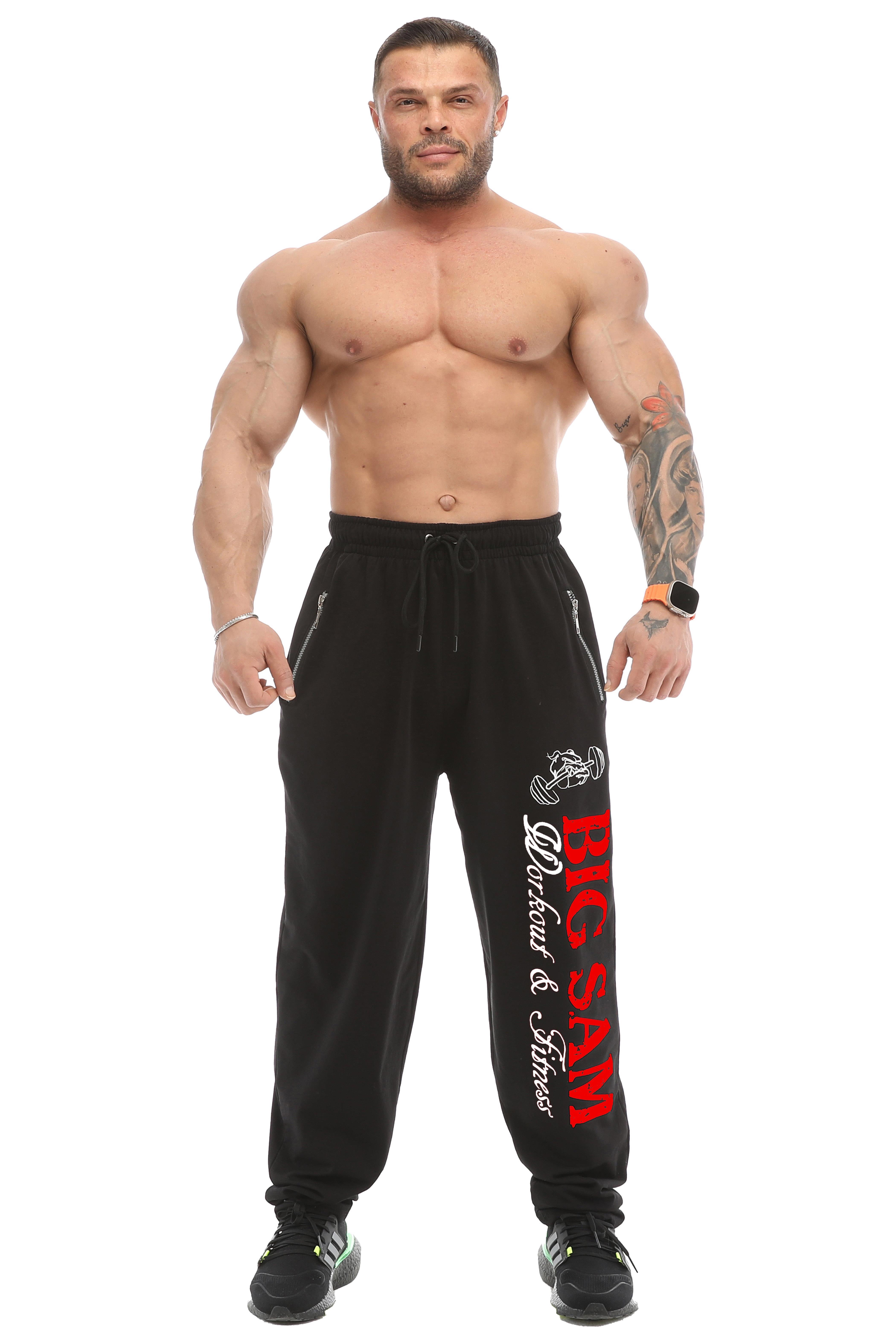 Erkek Loose Fit Eşofman Altı Gym Egzersiz Pantolonu Big Sam 1095