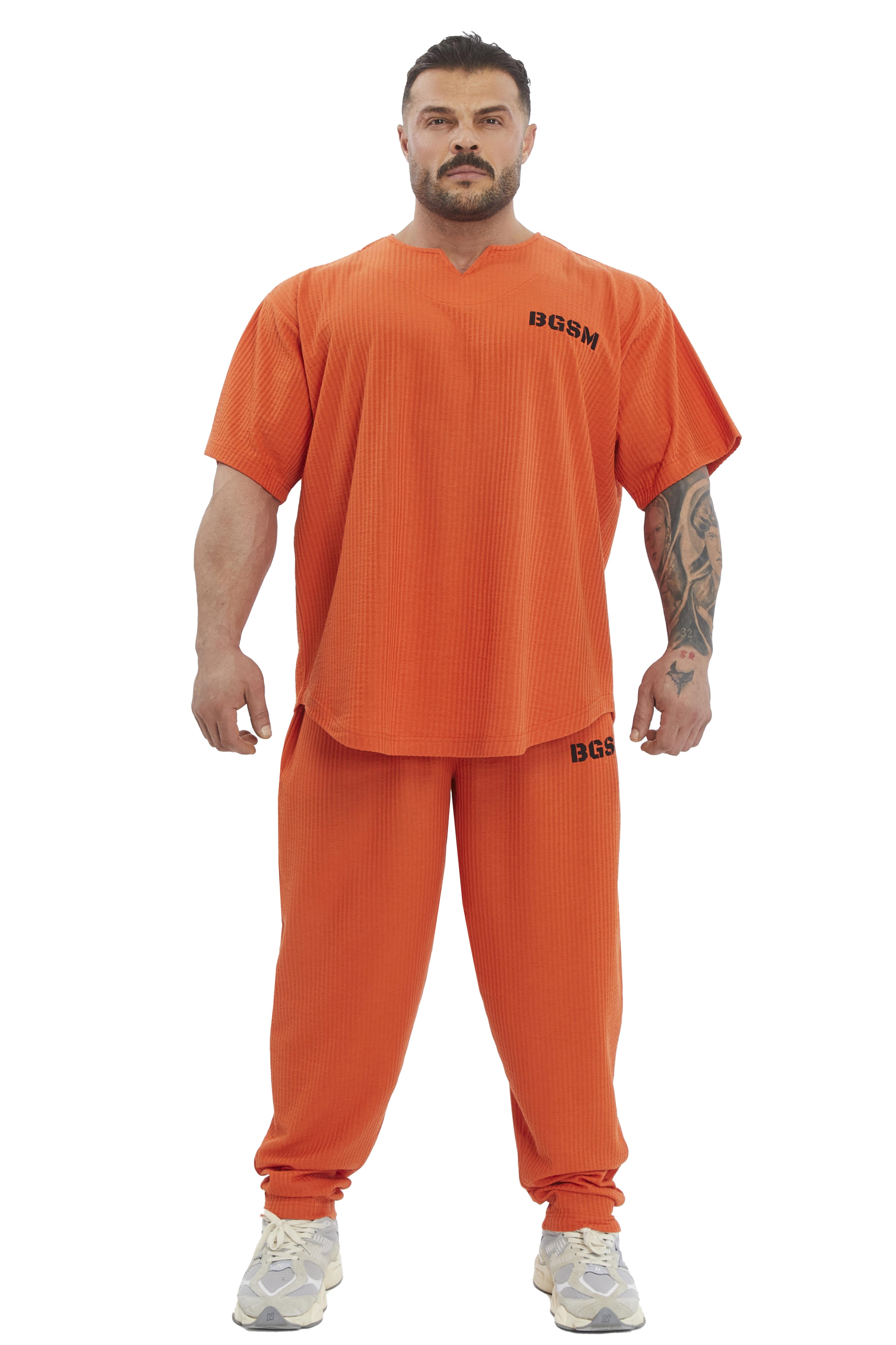 Erkek Loose Fit Eşofman Altı Nakışlı Spor Pantolon BGSM PNT1415