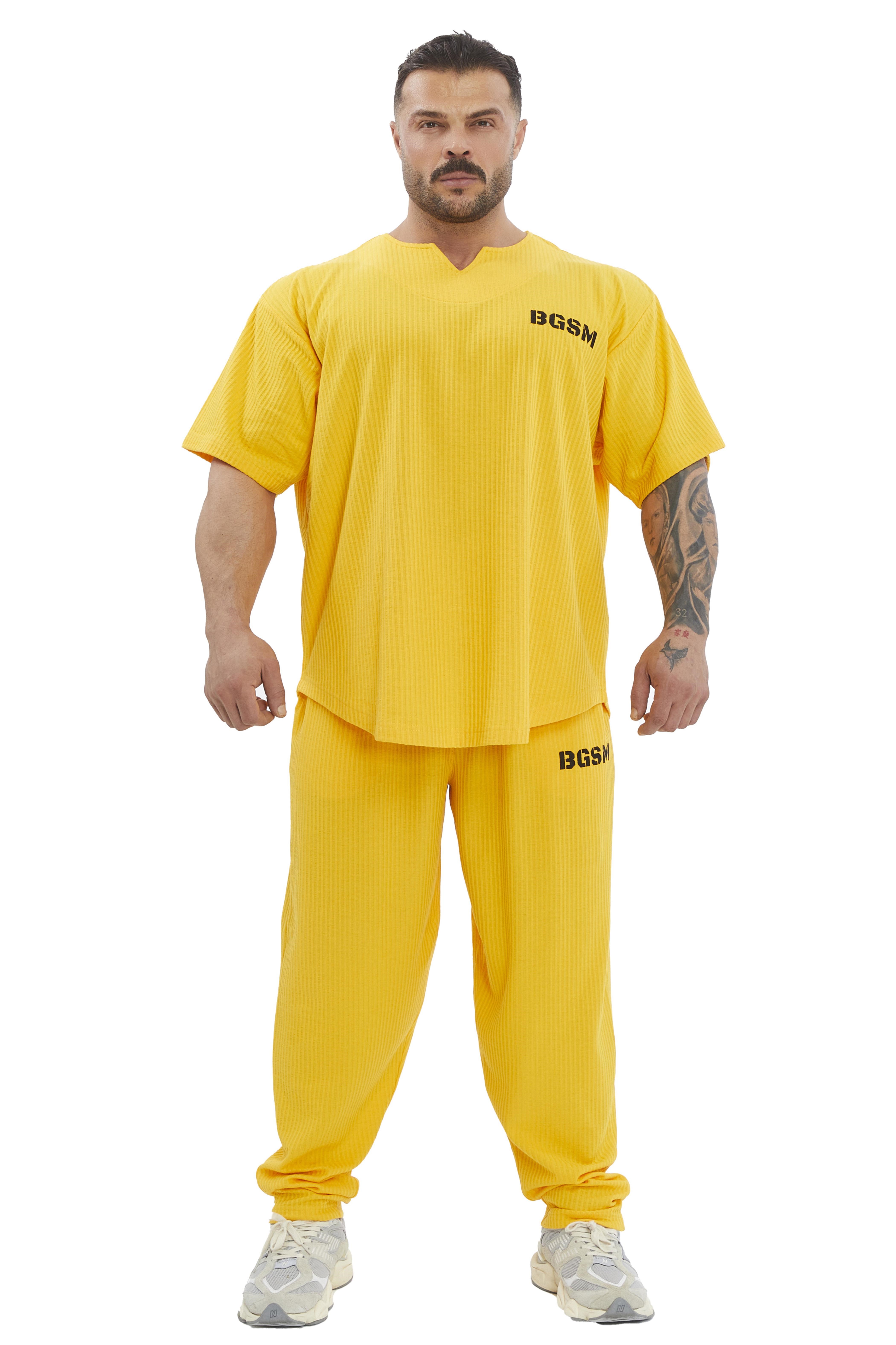 Erkek Loose Fit Eşofman Altı Nakışlı Spor Pantolon BGSM PNT1415