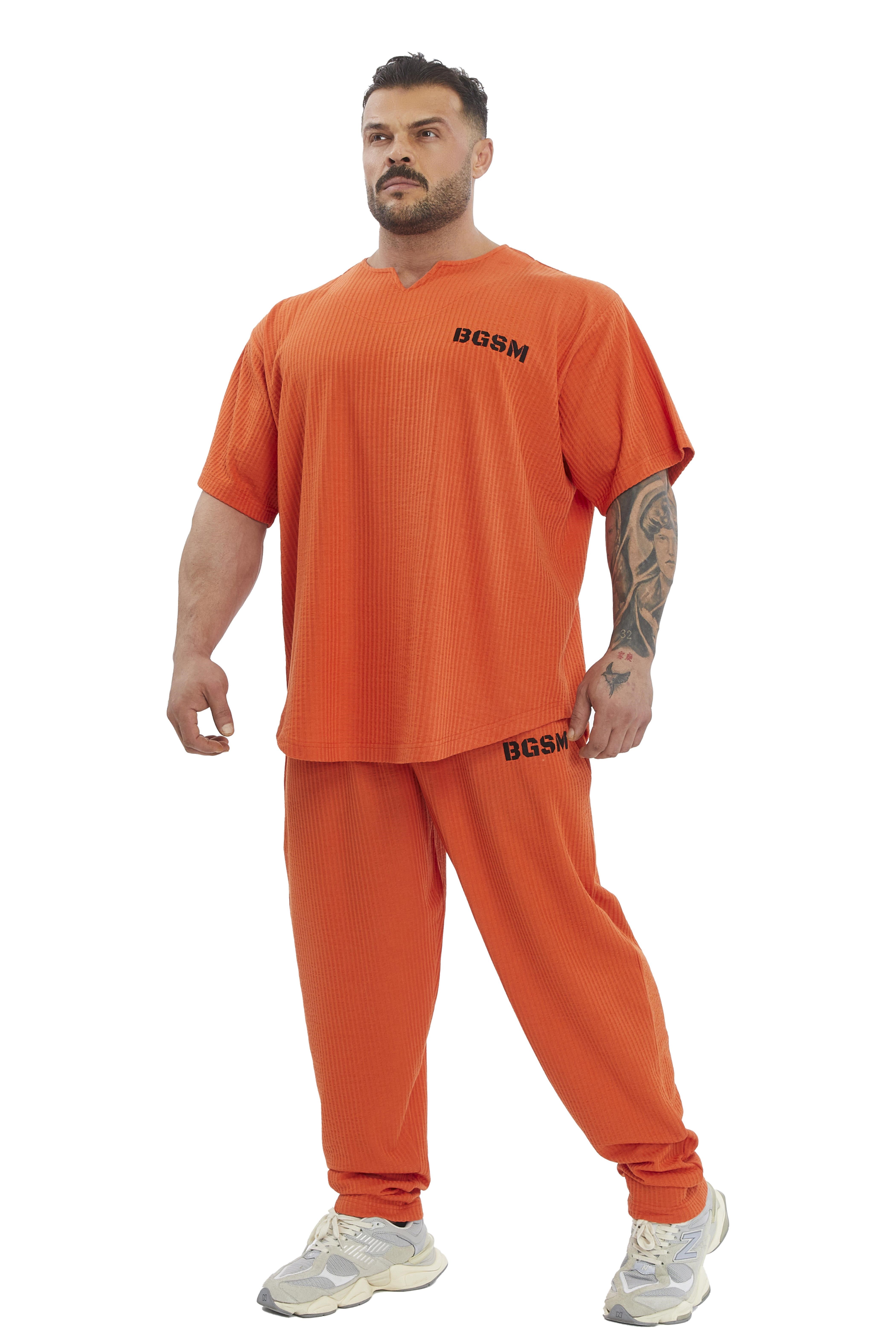 Erkek Loose Fit Eşofman Altı Nakışlı Spor Pantolon BGSM PNT1415