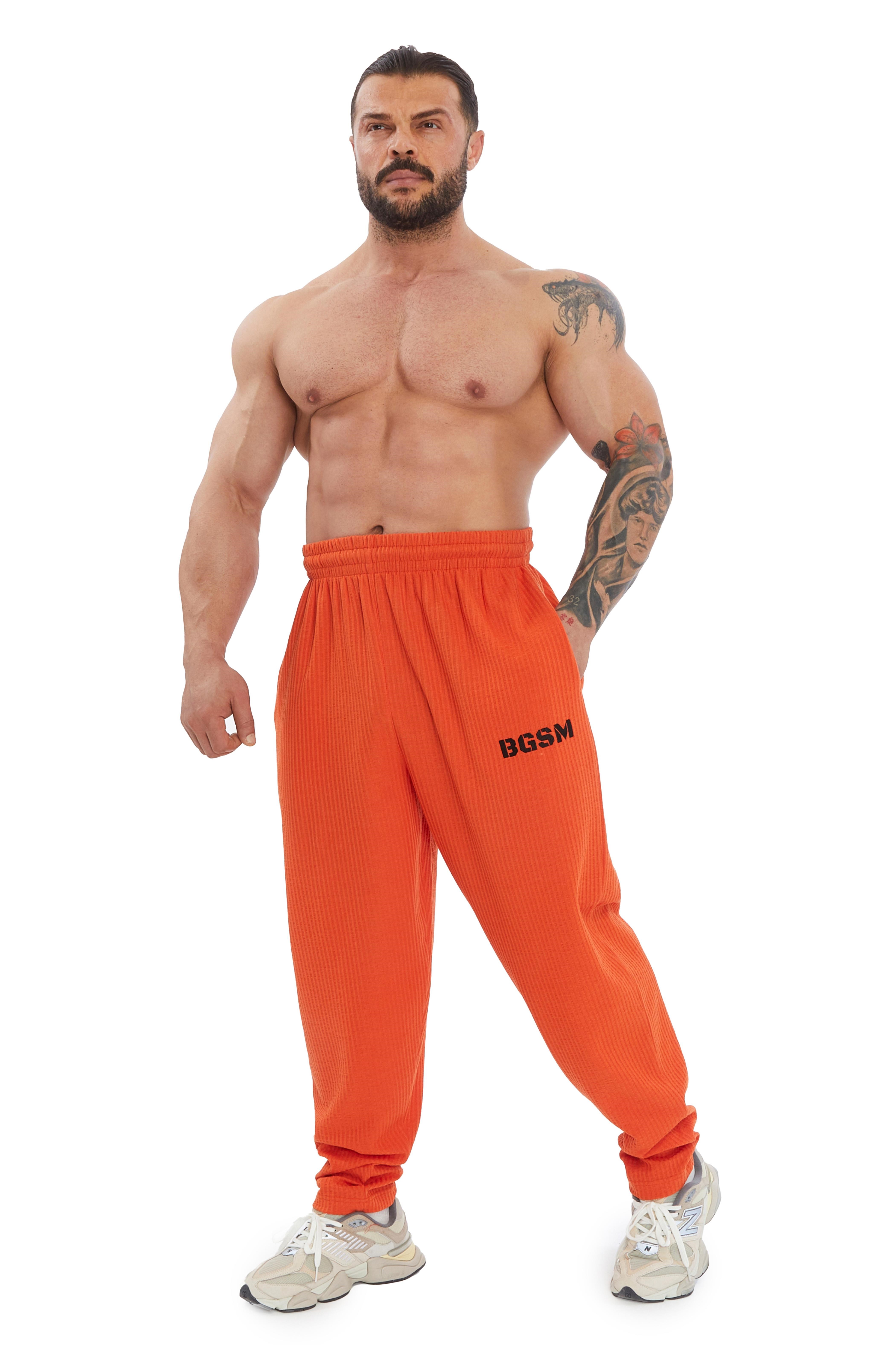 Erkek Loose Fit Eşofman Altı Nakışlı Spor Pantolon BGSM PNT1415