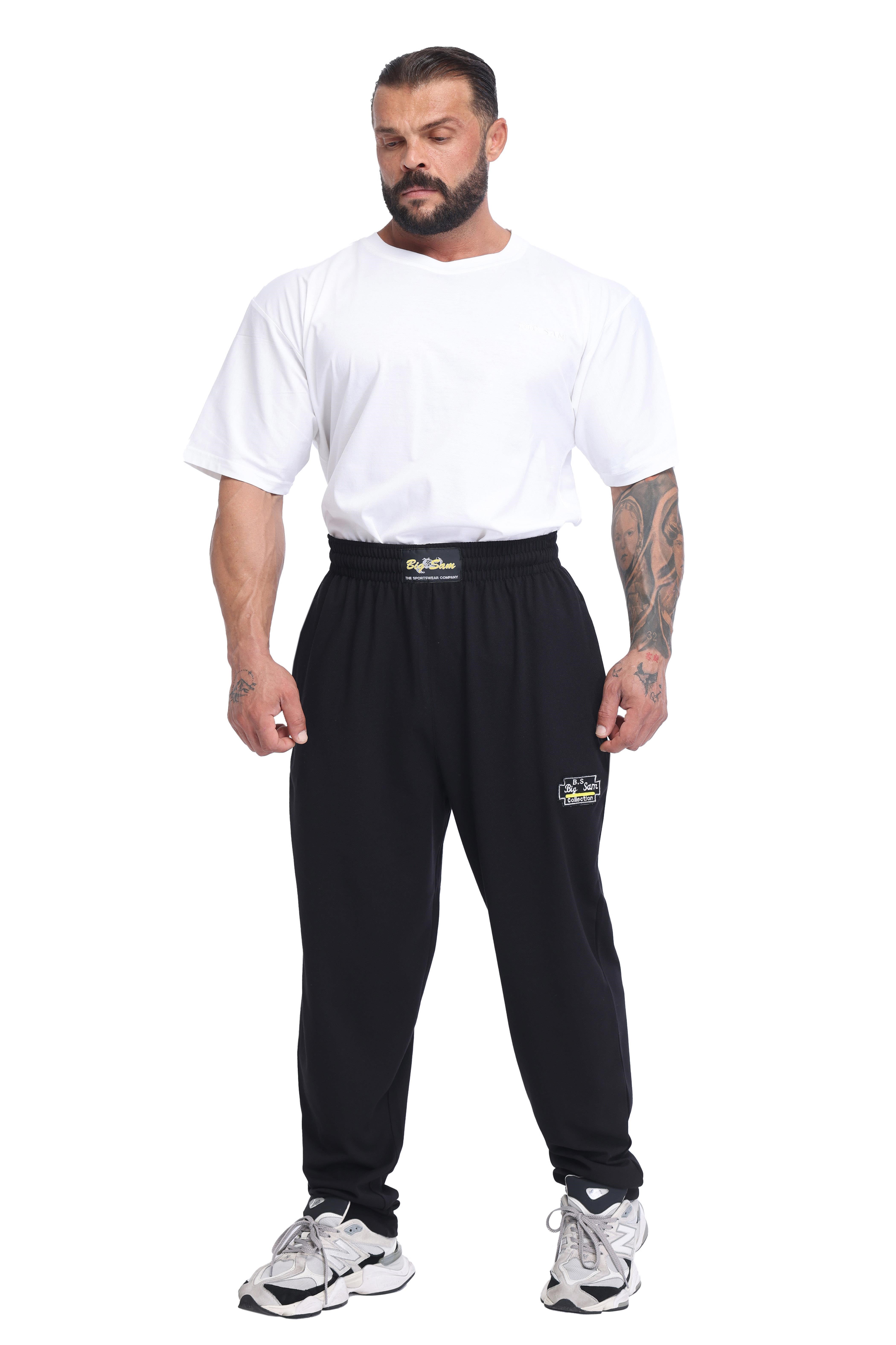 Erkek Loose Fit Fermuarlı Cepli Yazlık Eşofman Altı Big Sam PNT1420