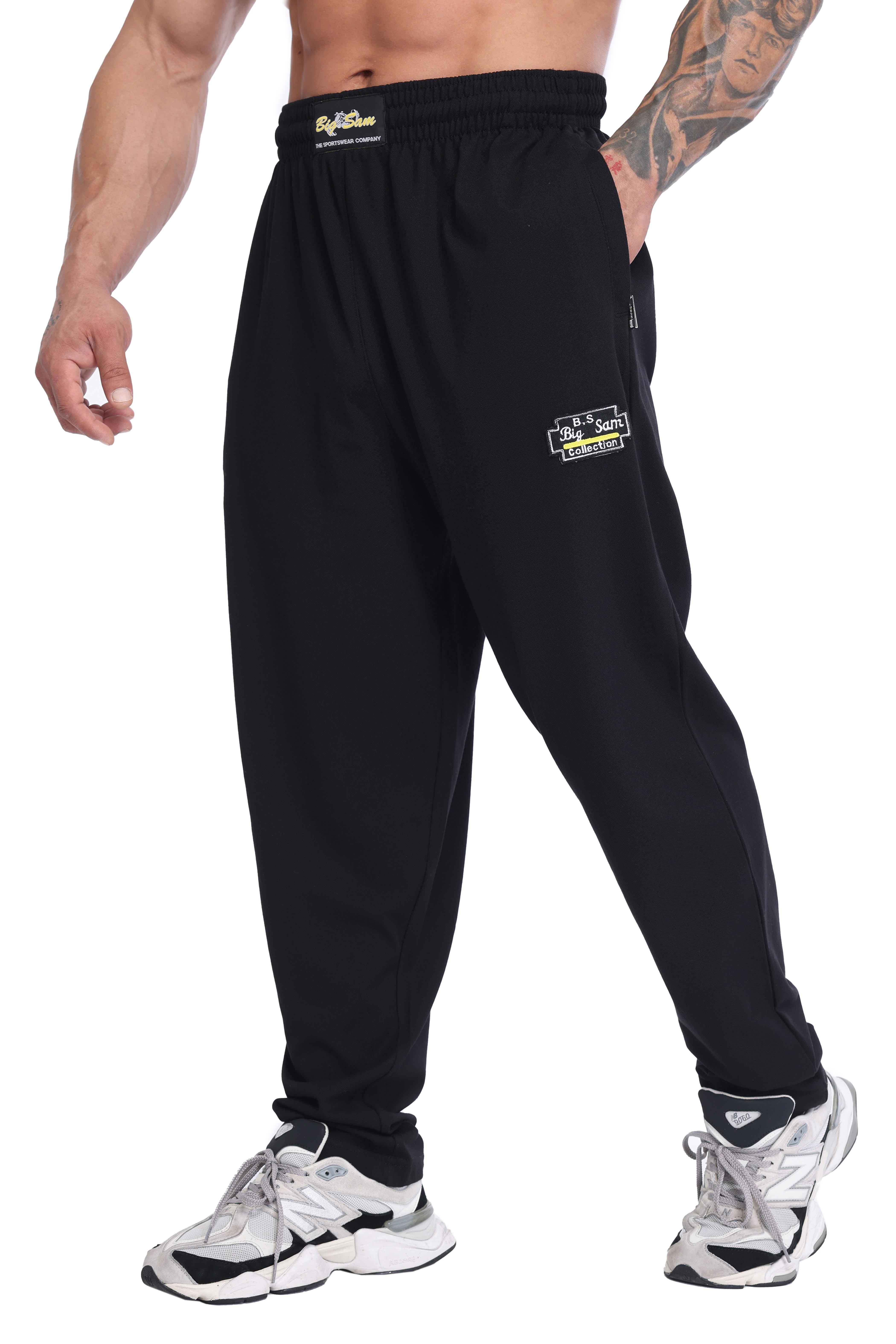 Erkek Loose Fit Fermuarlı Cepli Yazlık Eşofman Altı Big Sam PNT1420