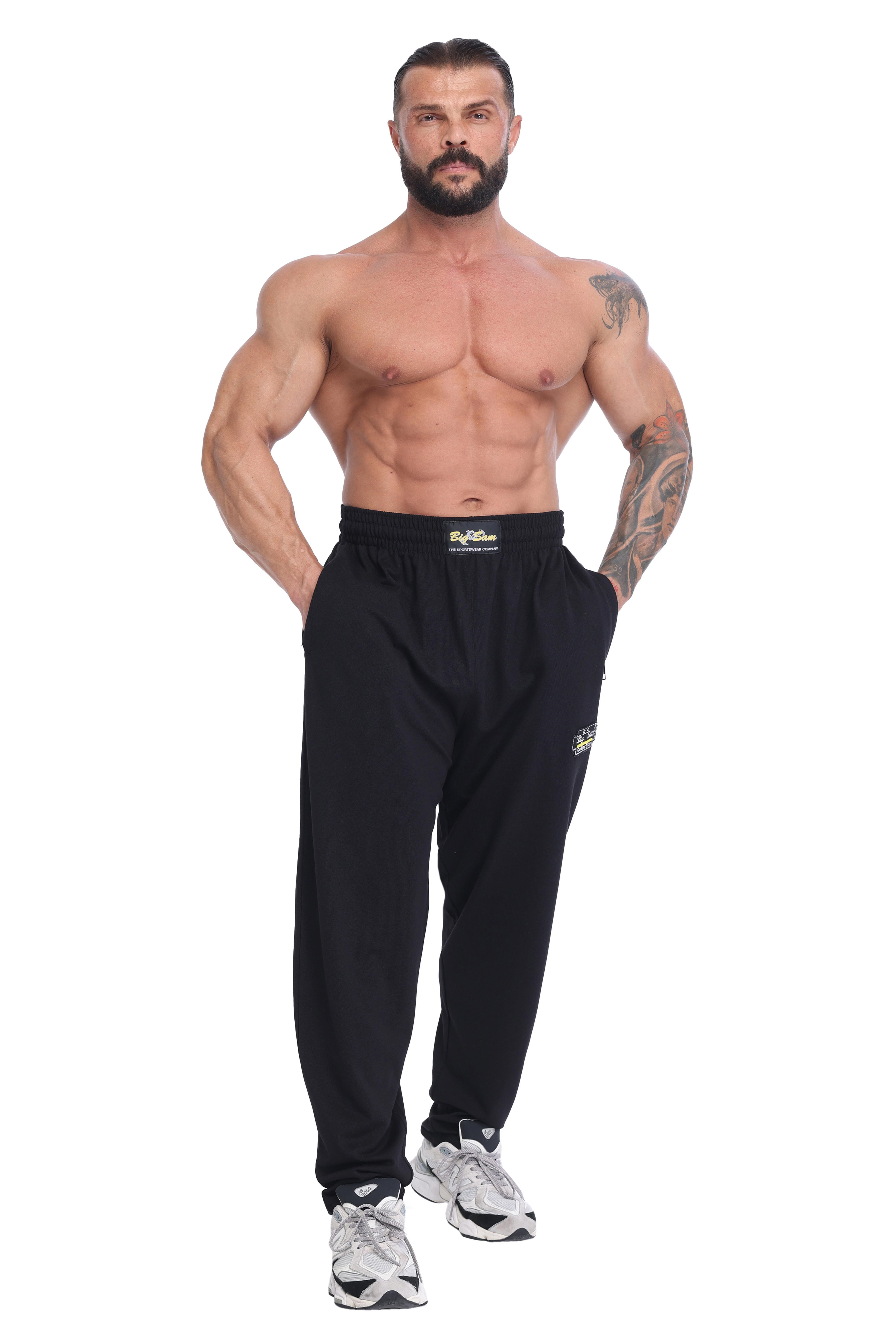 Erkek Loose Fit Fermuarlı Cepli Yazlık Eşofman Altı Big Sam PNT1420
