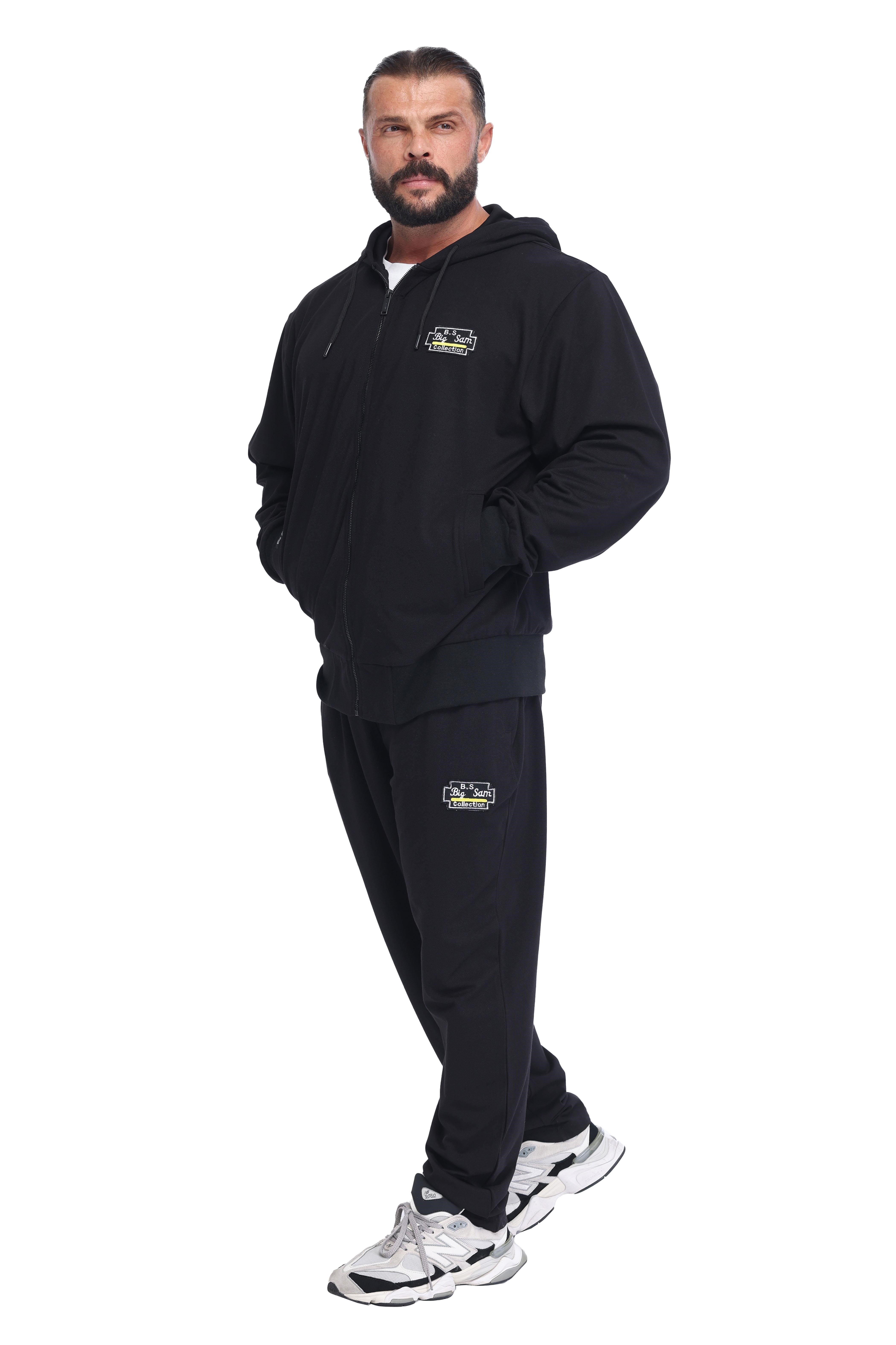 Erkek Loose Fit Fermuarlı Cepli Yazlık Eşofman Altı Big Sam PNT1420