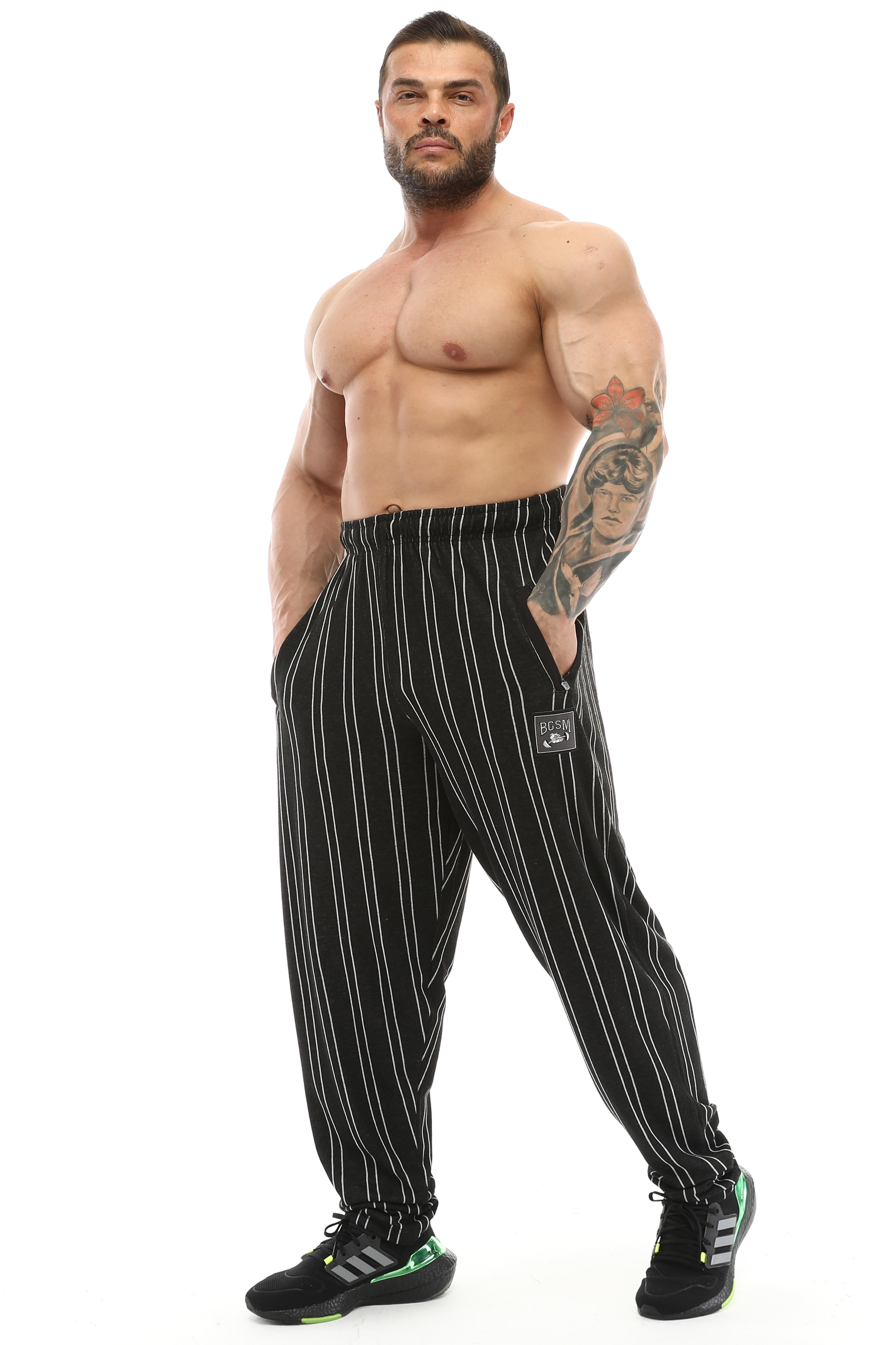 Erkek Loose Fit, Hafif, Fermuarlı Cepli Eşofman Altı Big Sam 1196