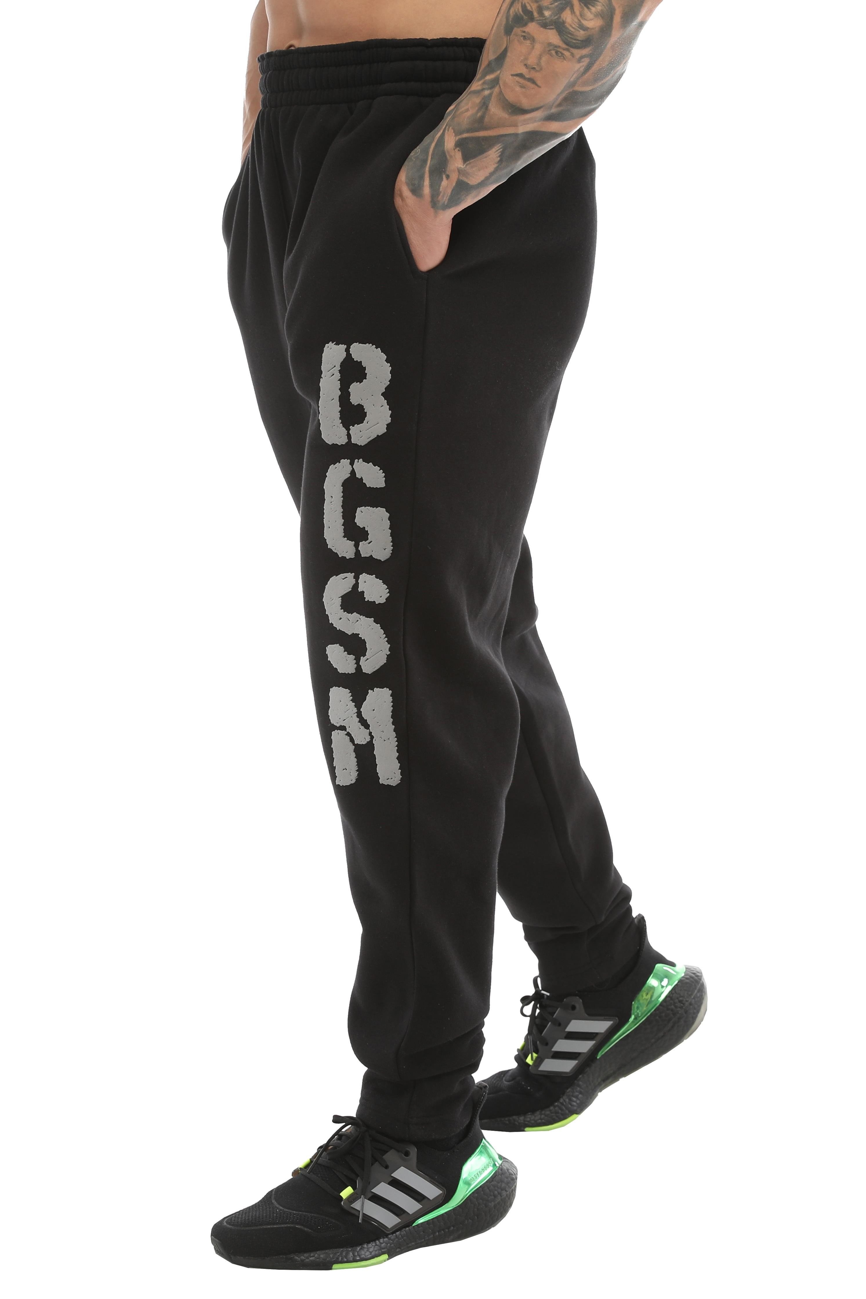 Erkek Loose Fit Muz Kesim Şardonlu Kışlık Eşofman Altı BGSM PNT1362
