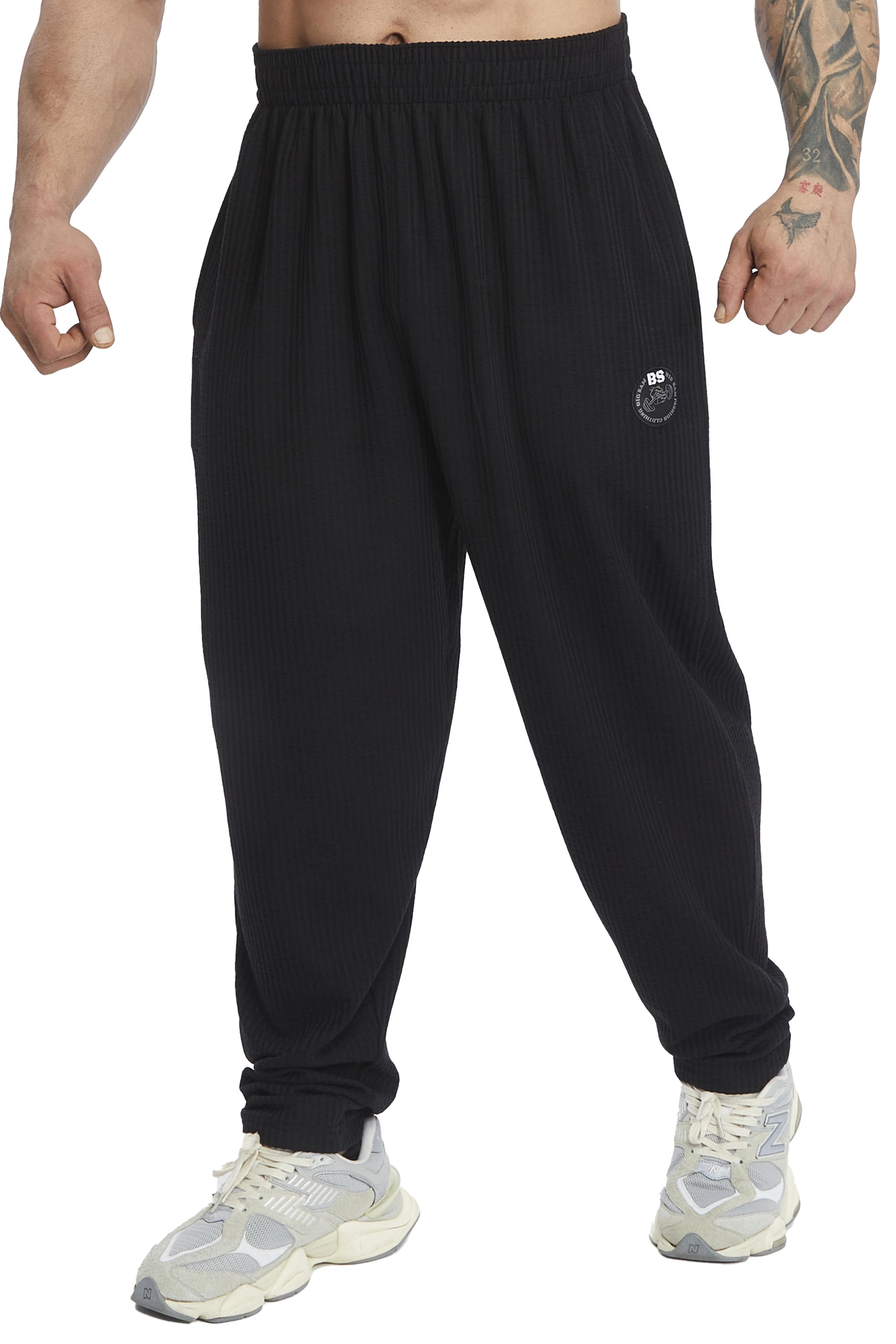 Erkek Loose Fit Pamuklu Mevsimlik Eşofman Altı Big Sam PNT1412