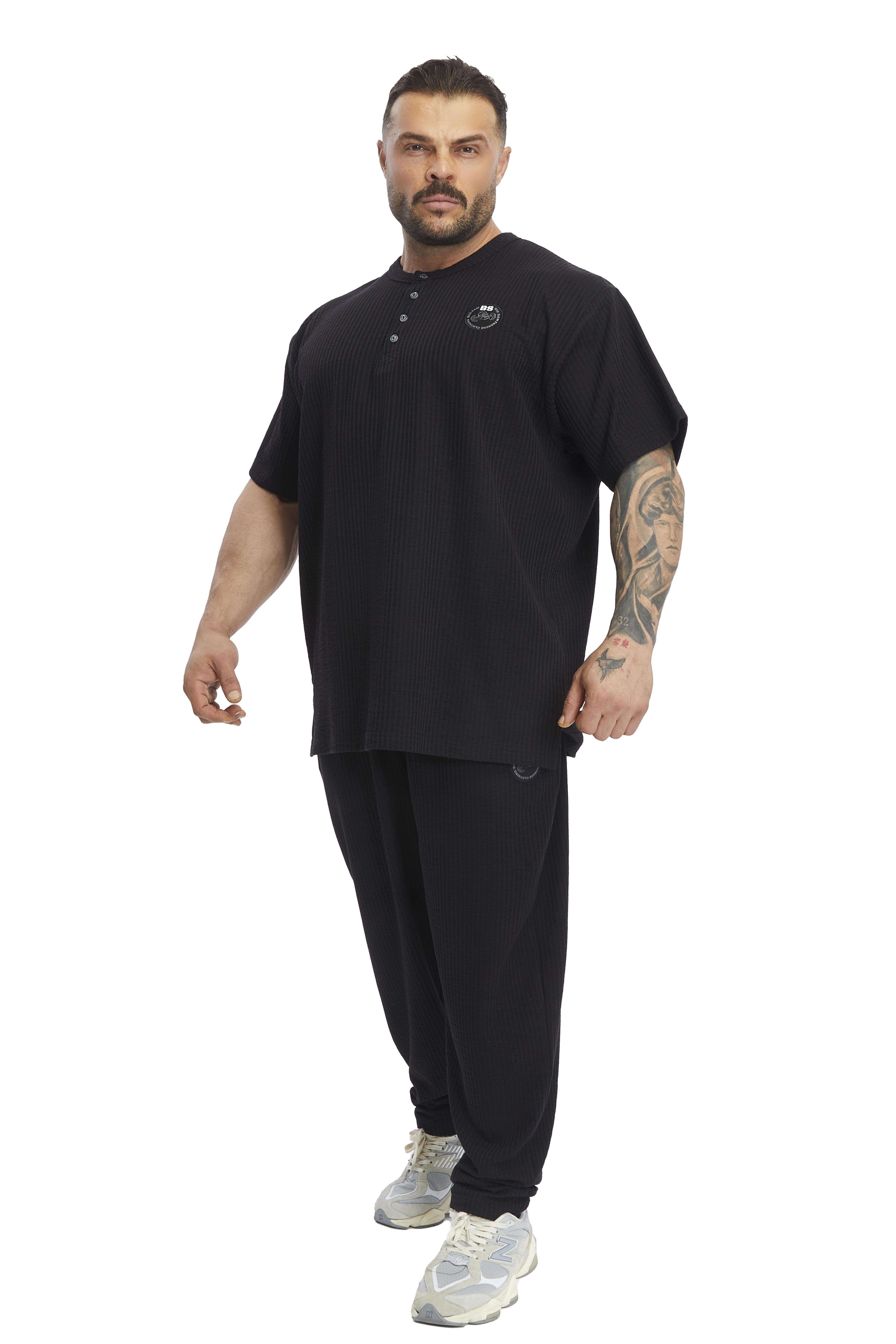 Erkek Loose Fit Pamuklu Mevsimlik Eşofman Altı Big Sam PNT1412