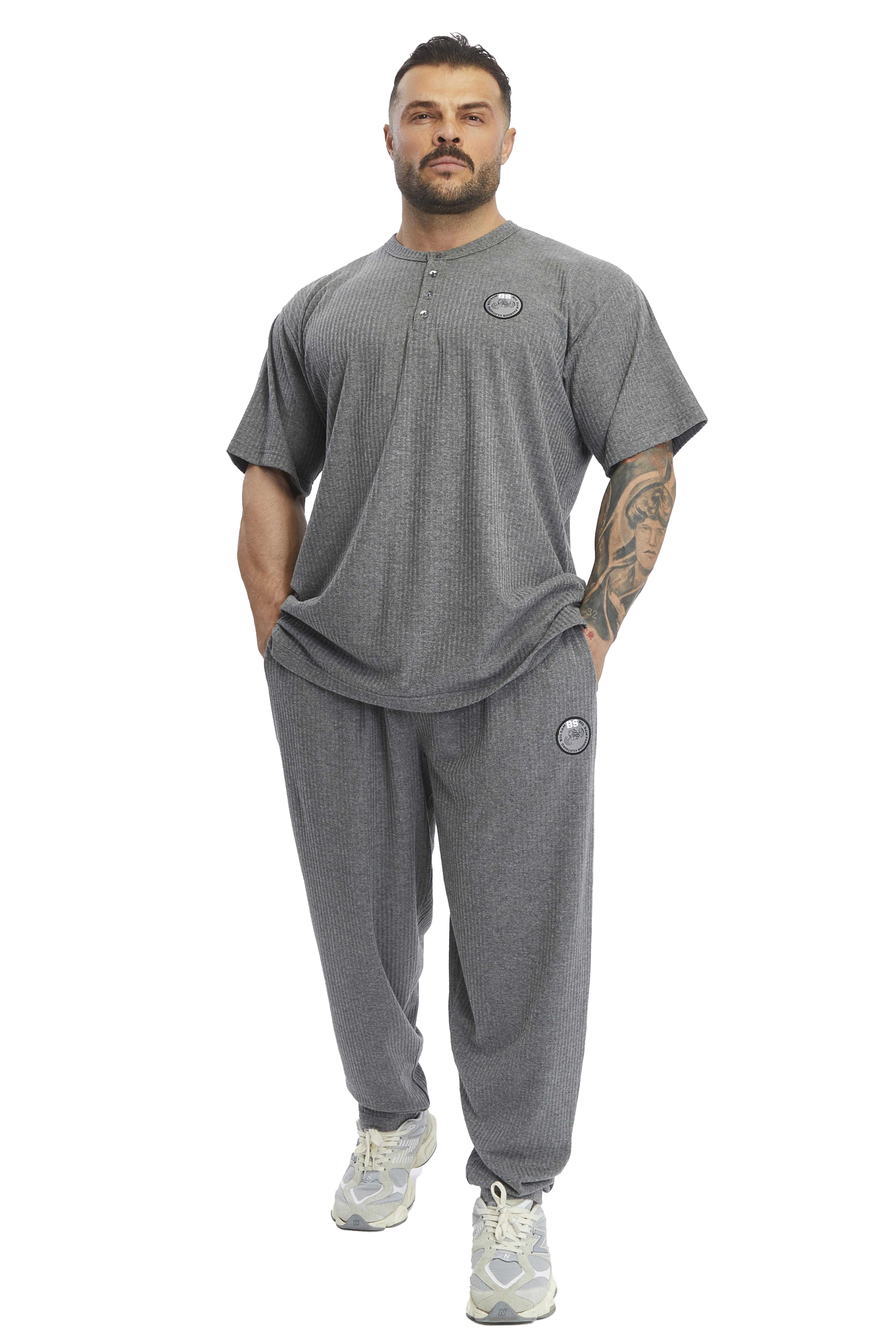 Erkek Loose Fit Pamuklu Mevsimlik Eşofman Altı Big Sam PNT1412