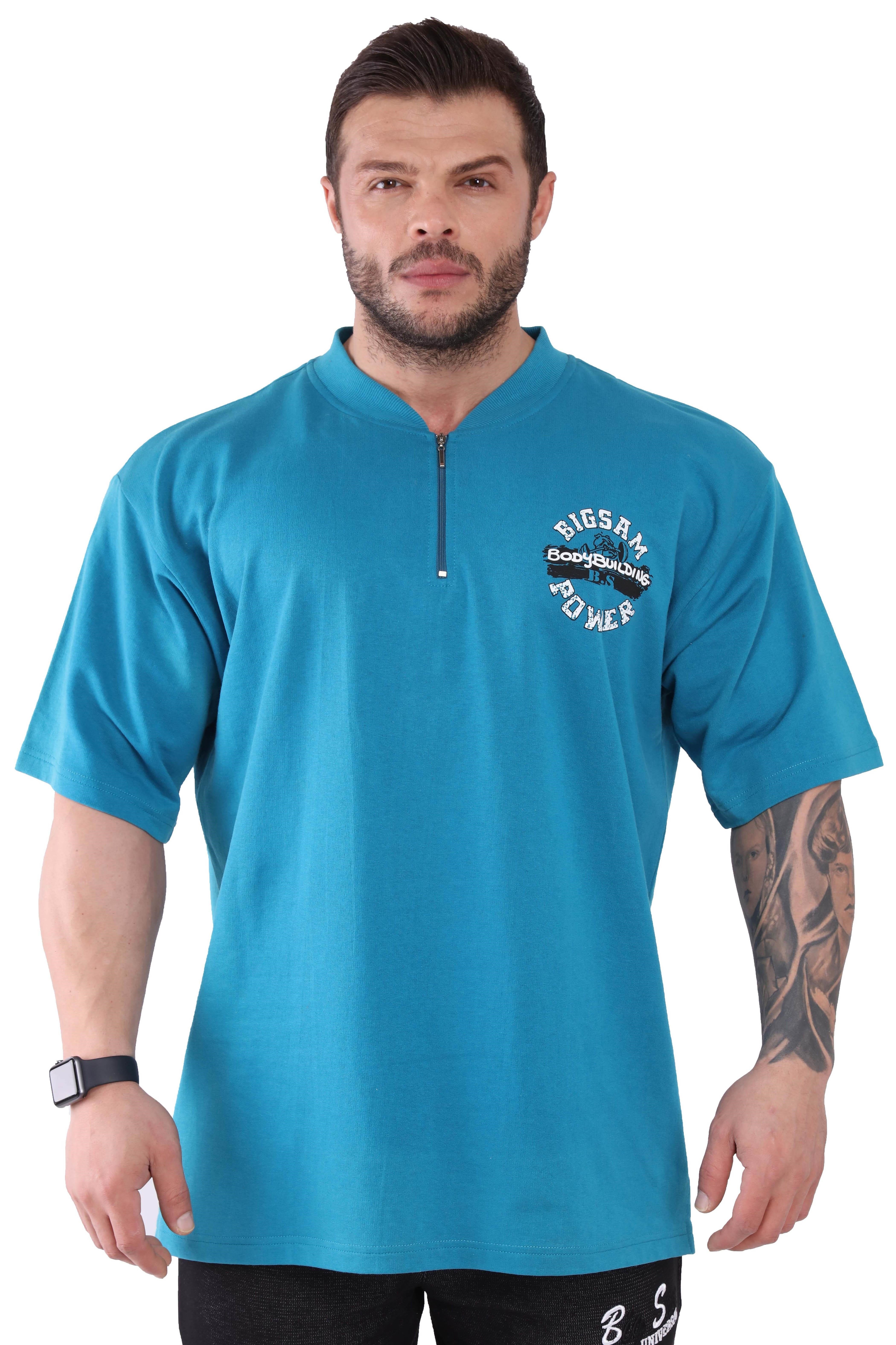 Erkek Oversize %100 Pamuk Spor ve Gündelik Tişört Big Sam 3120