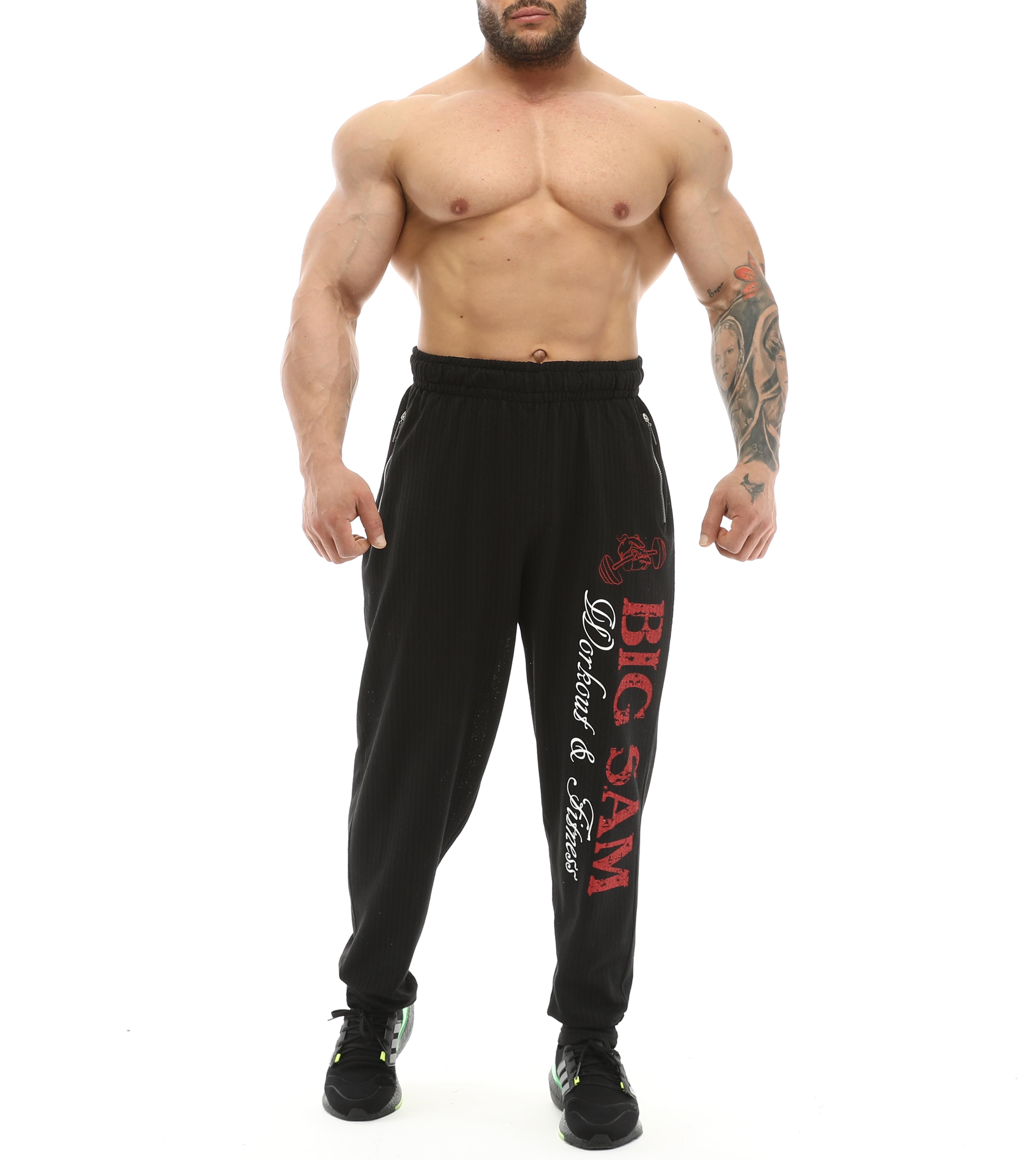 Erkek Oversize Fermuarlı Eşofman Altı Big Sam PNT1335