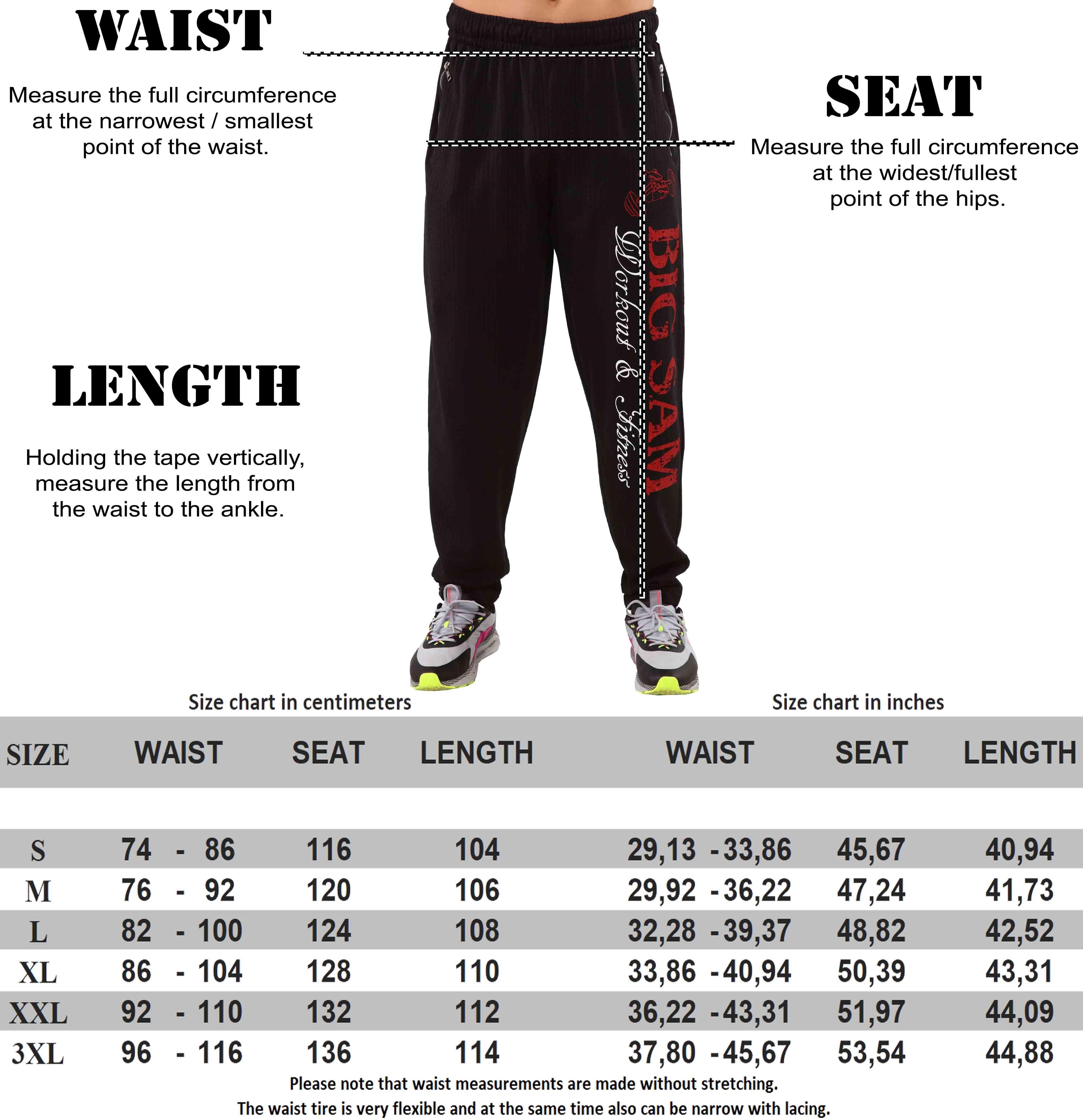 Erkek Oversize Fermuarlı Eşofman Altı Big Sam PNT1335